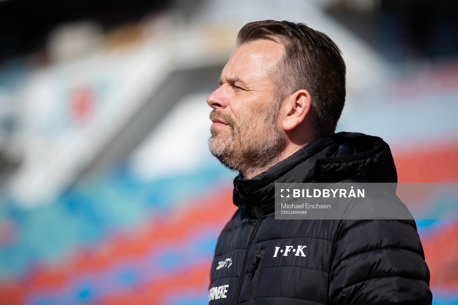 IFK Göteborgs tränare Mikael Stahre innan