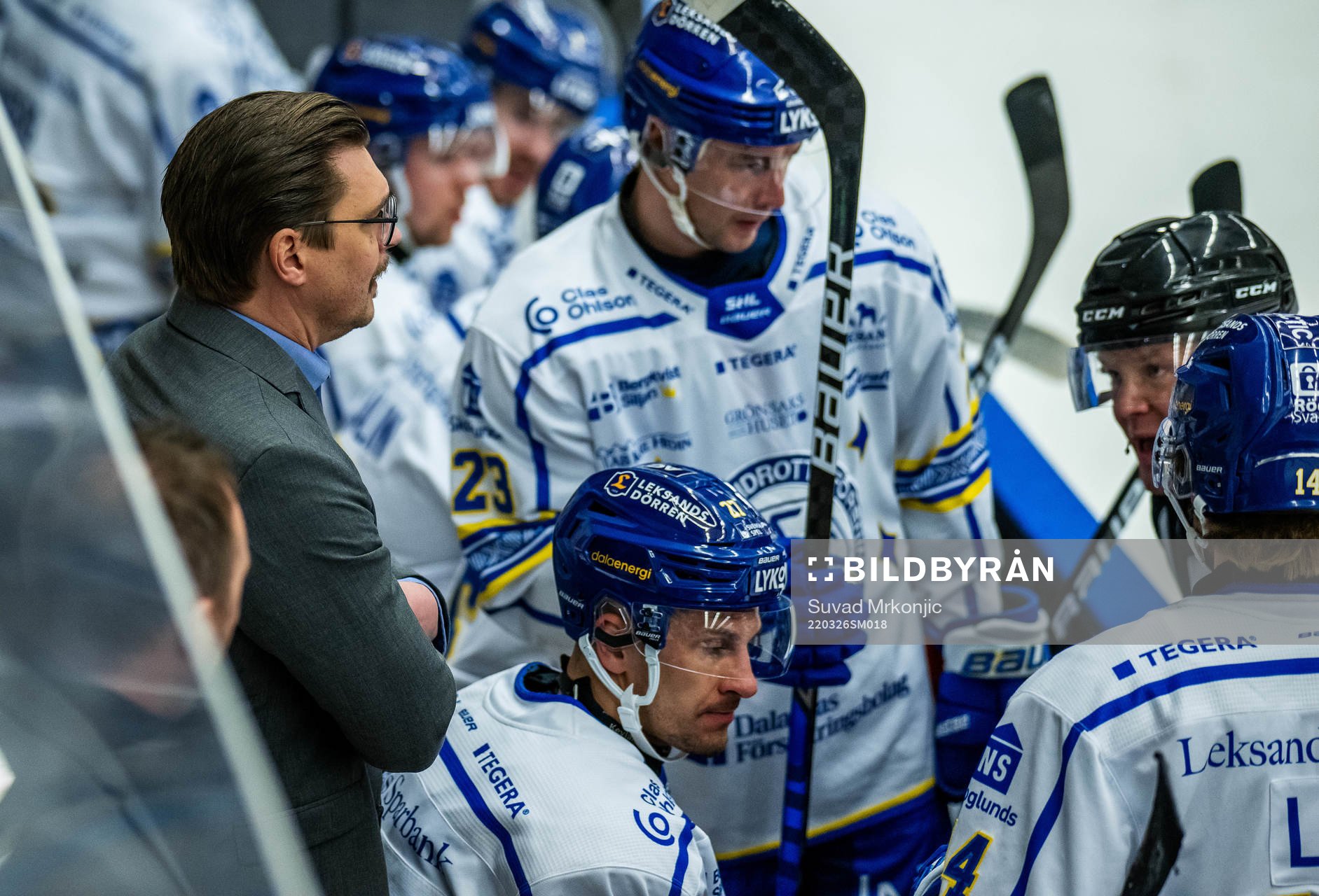 Leksands tränare Björn Hellkvist