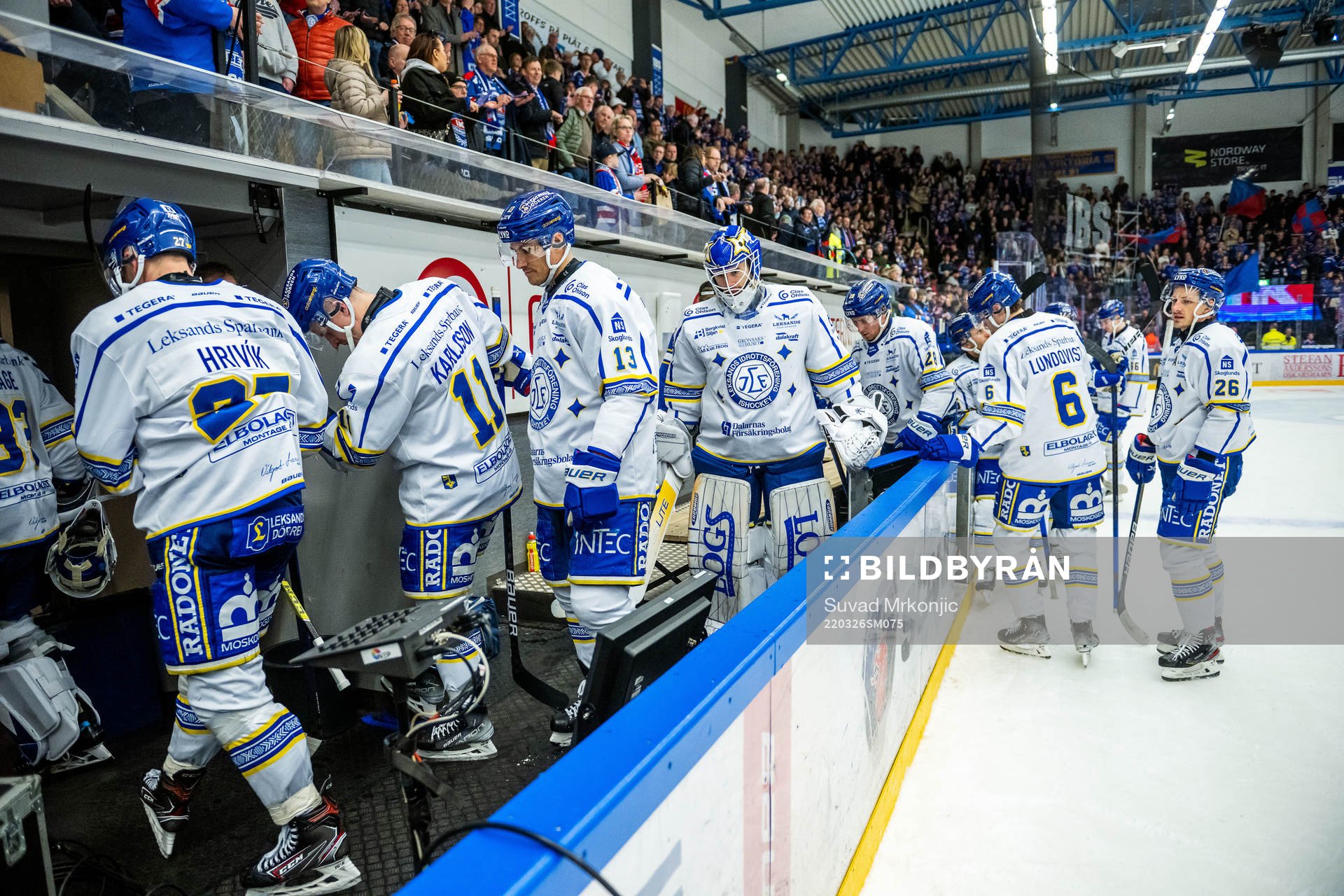 Leksands spelare deppar