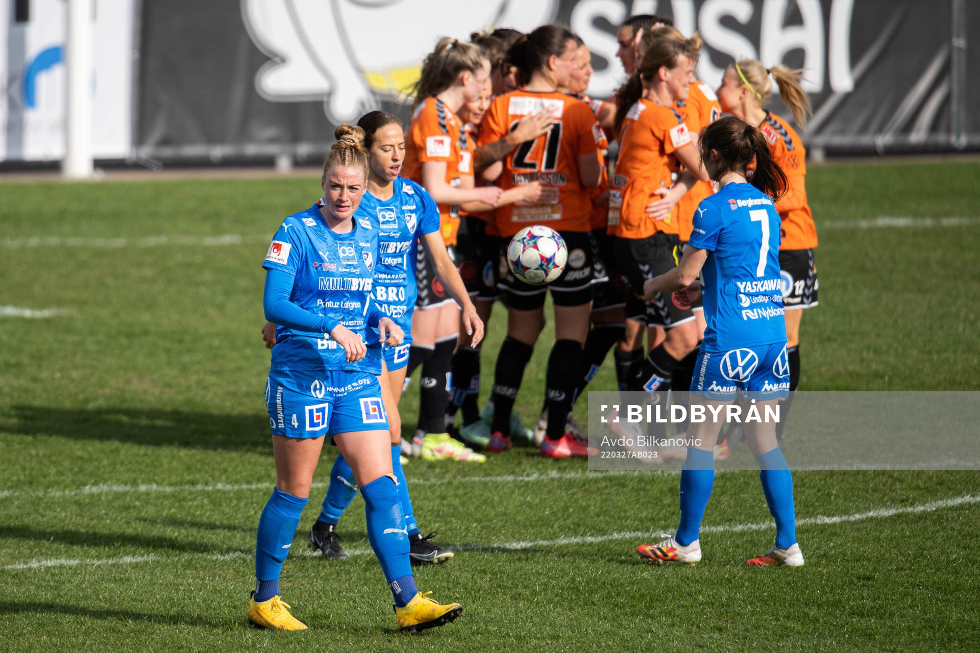 Kalmars Paige Culver deppar medan Kristianstads spelare