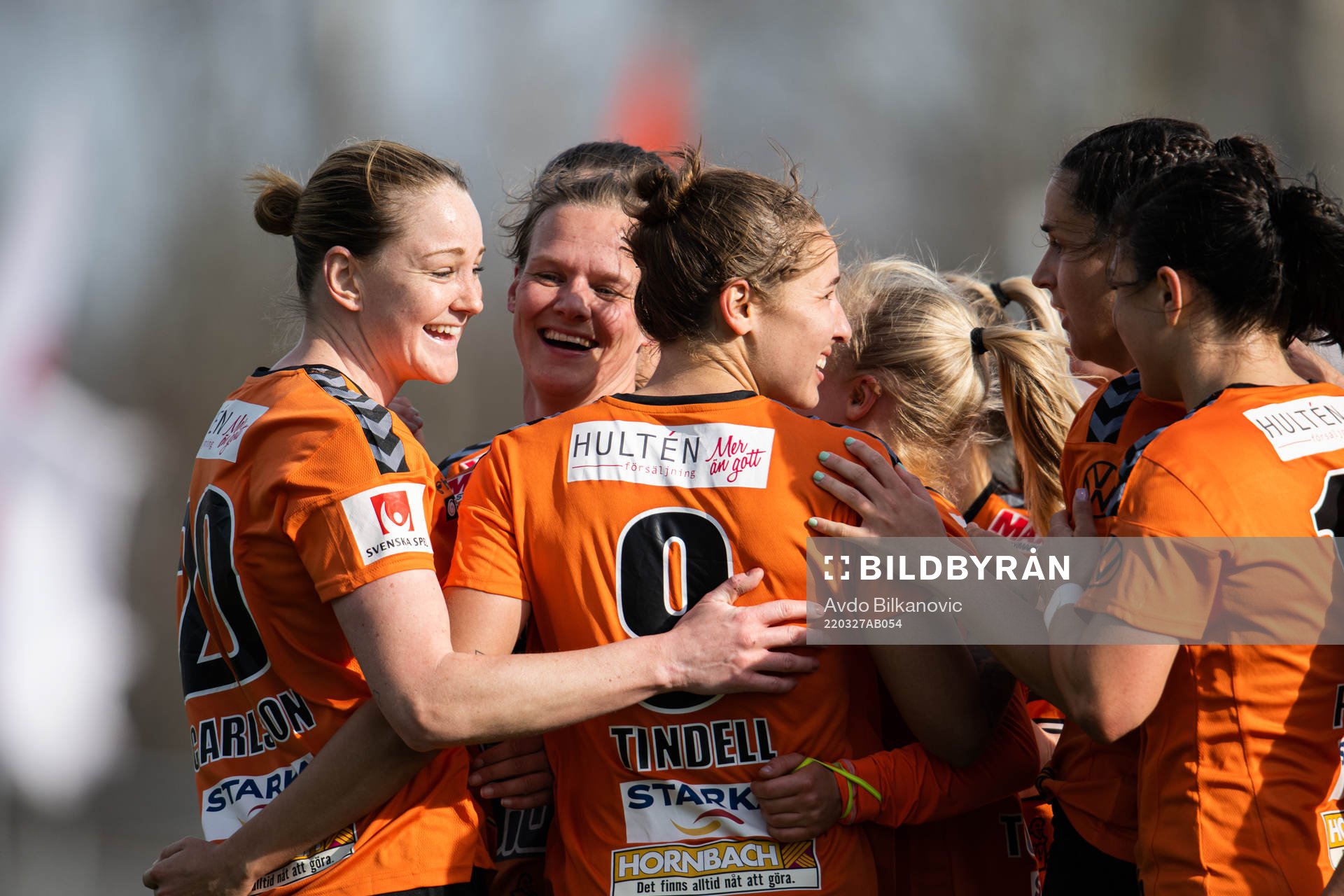Kristianstads Tabitha Tindell jublar