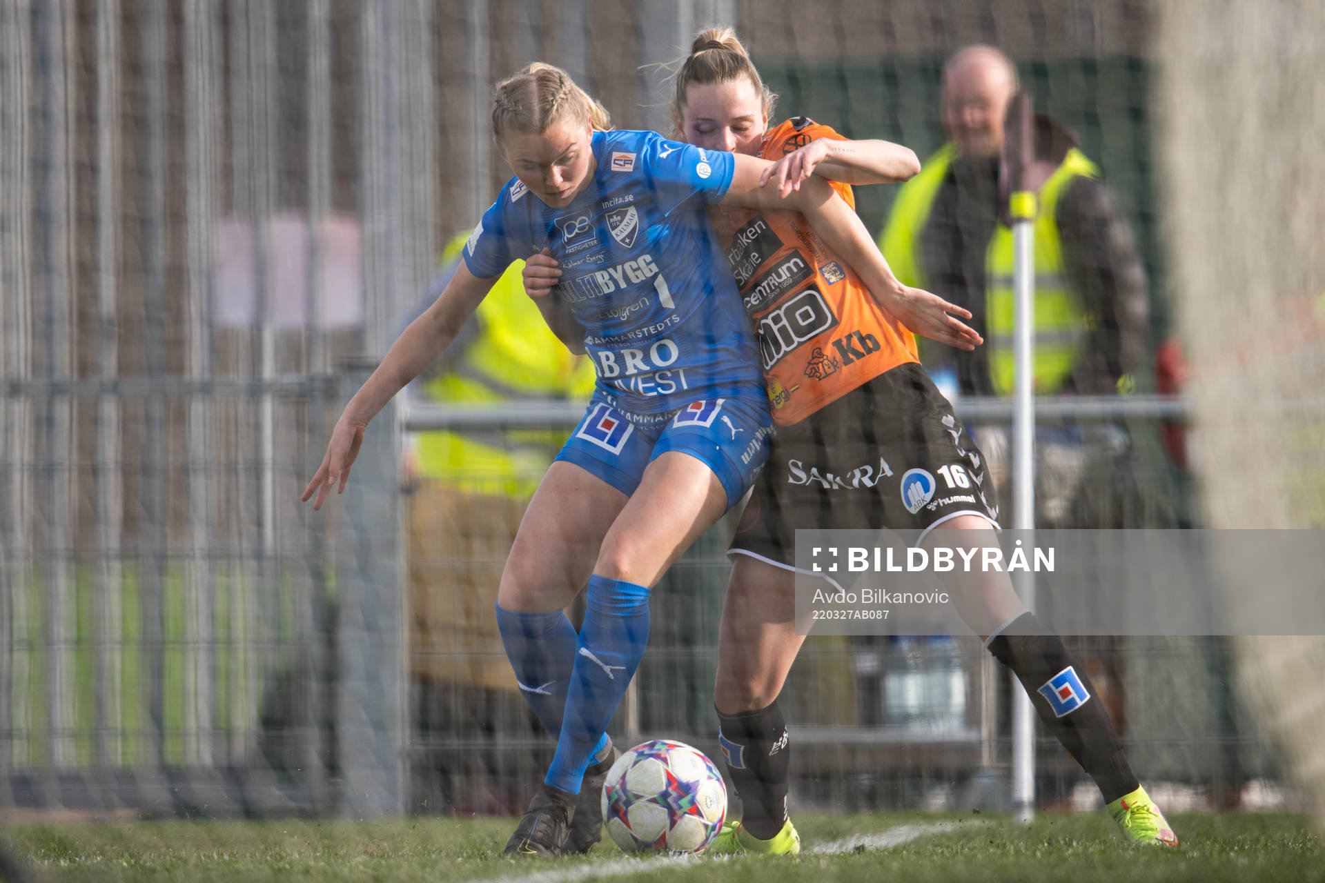 Kristianstads Gabrielle Carle och Kalmars Amanda Persson