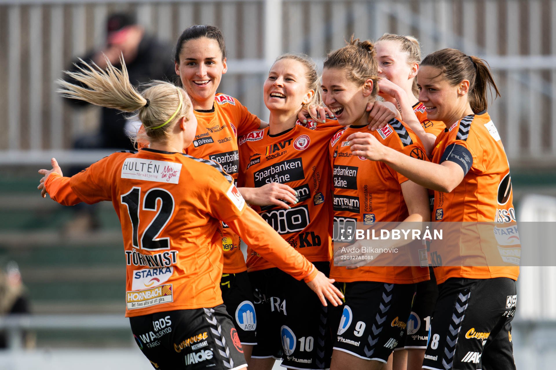 Kristianstads Tabitha Tindell jublar