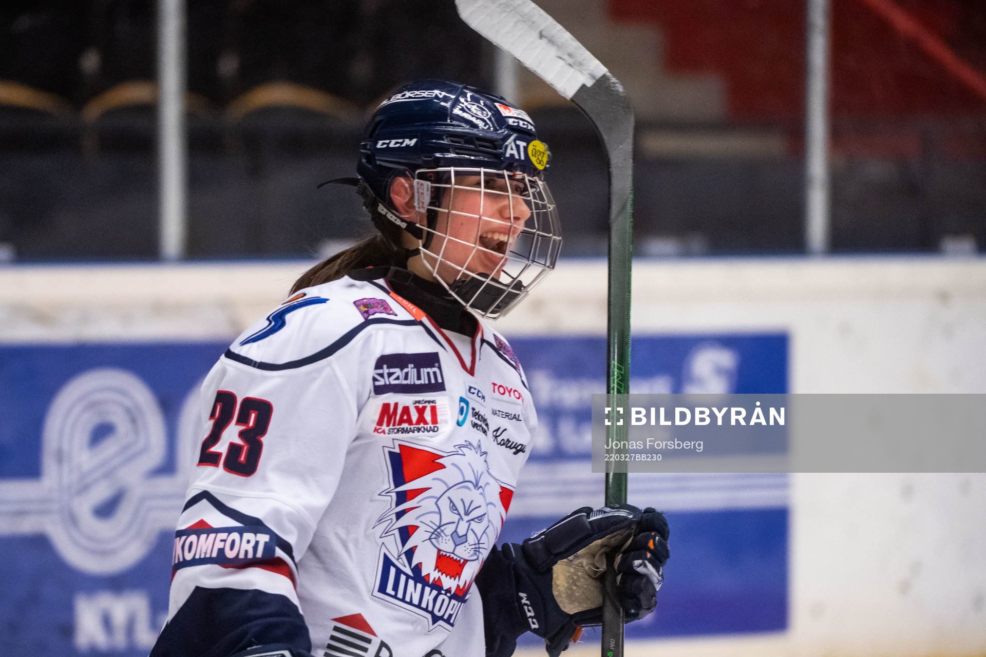 Linköpings Lisa Östrup jublar