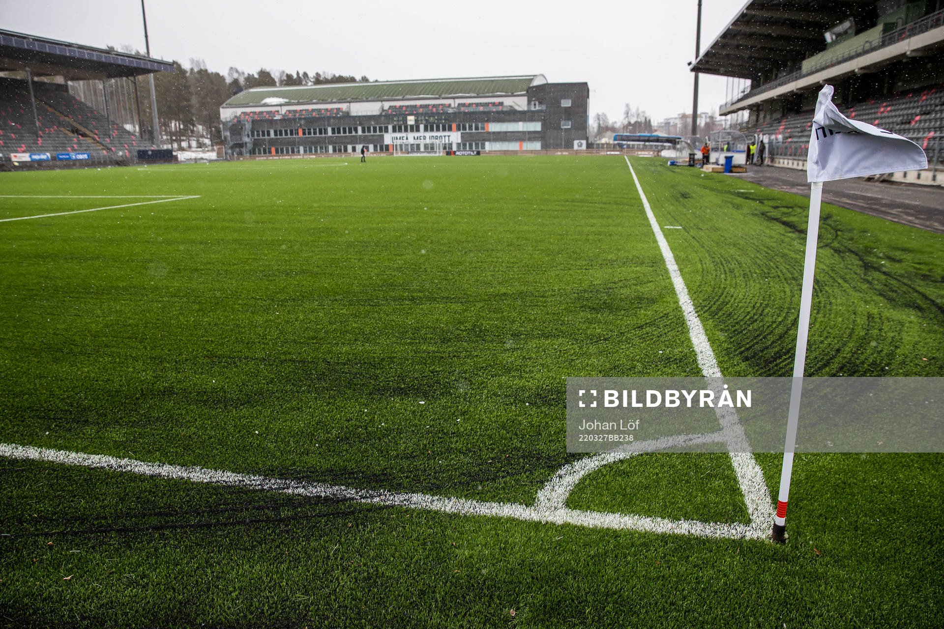 Interiör av Umeå energi arena