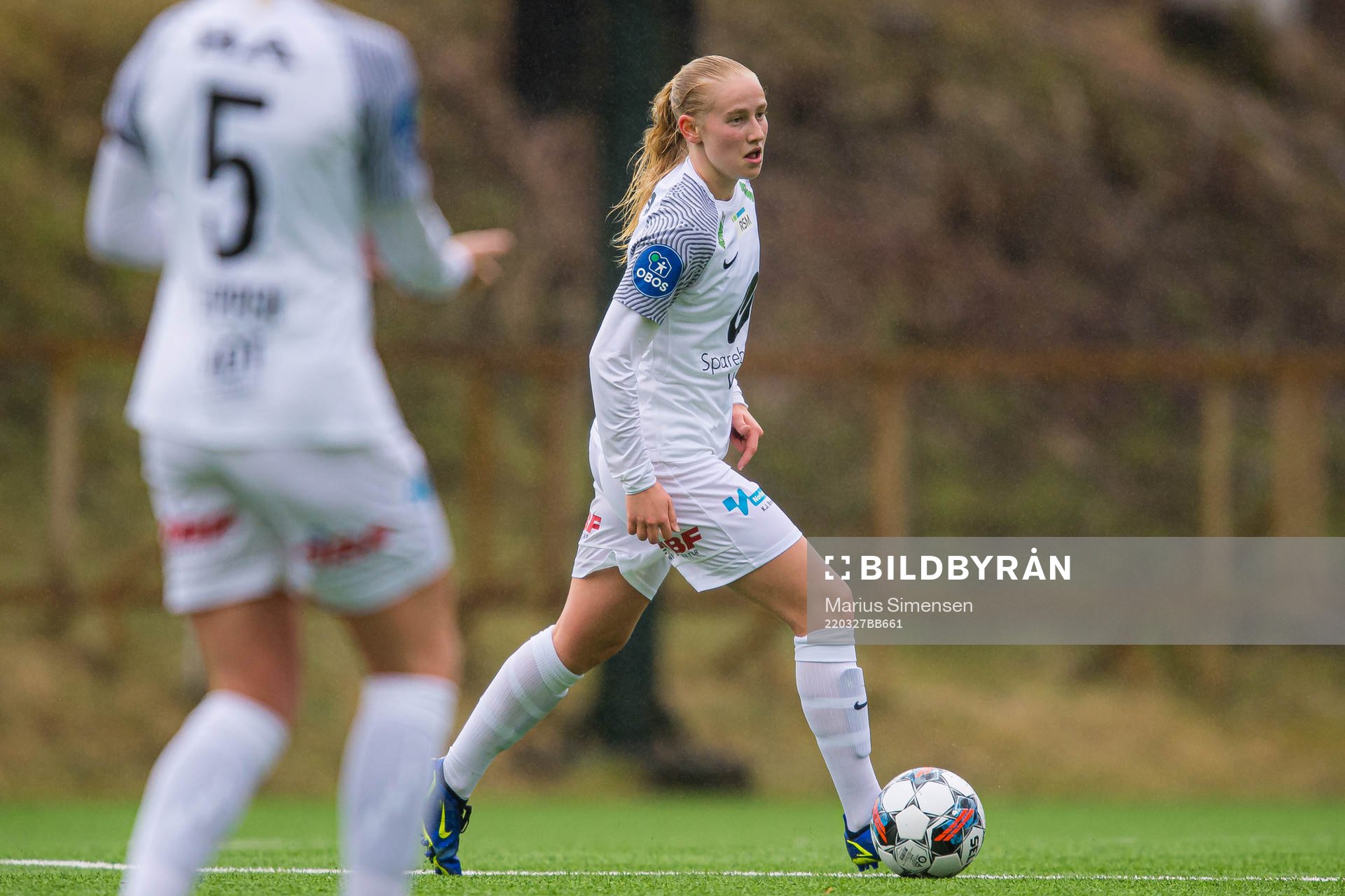 Tora Ose of Arna-Bjørnar during the Toppserien football match between Brann and Arna-Bjørnar on March 27, 2022 in Bergen.