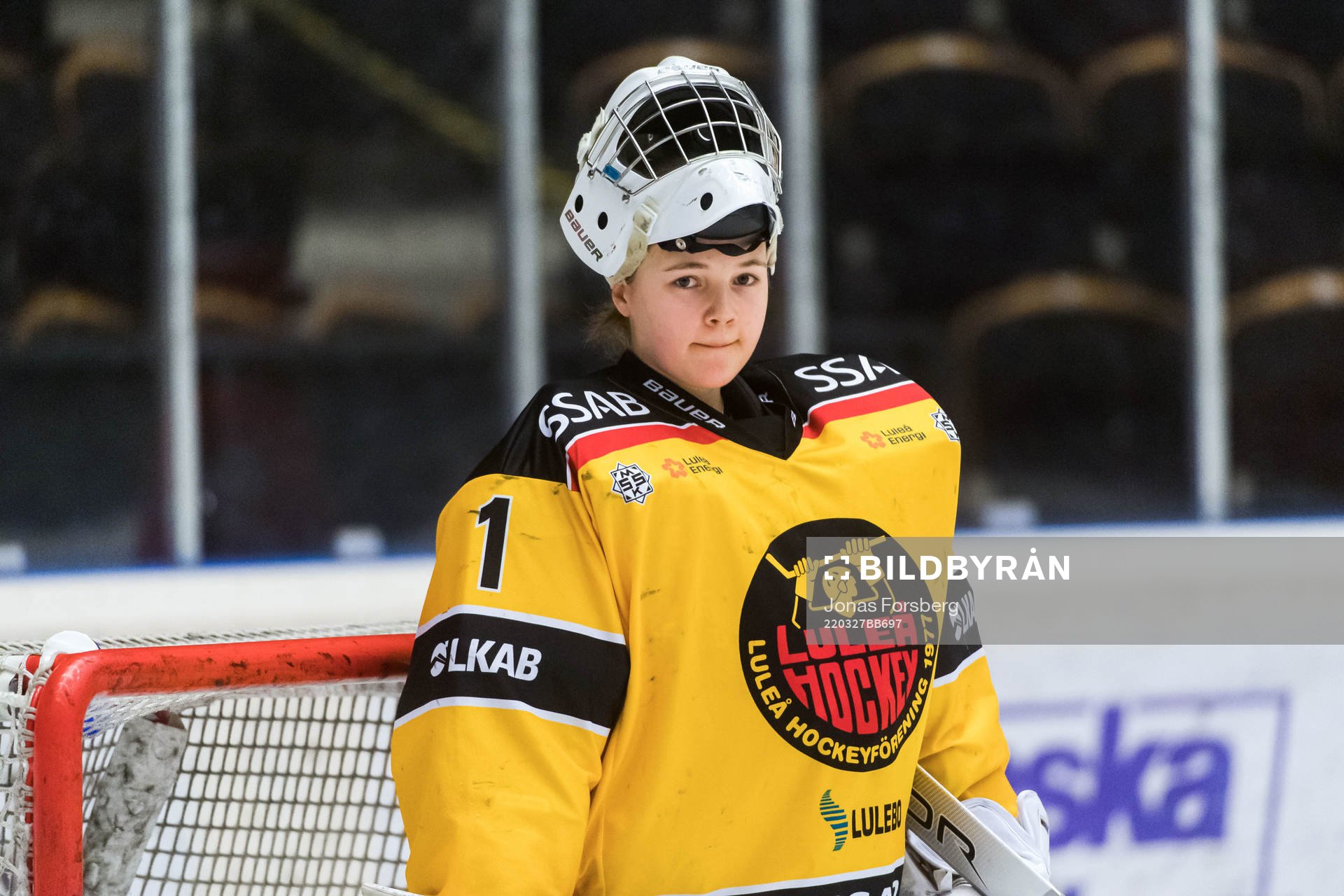 Luleås målvakt Emmy Nordström-Åmark