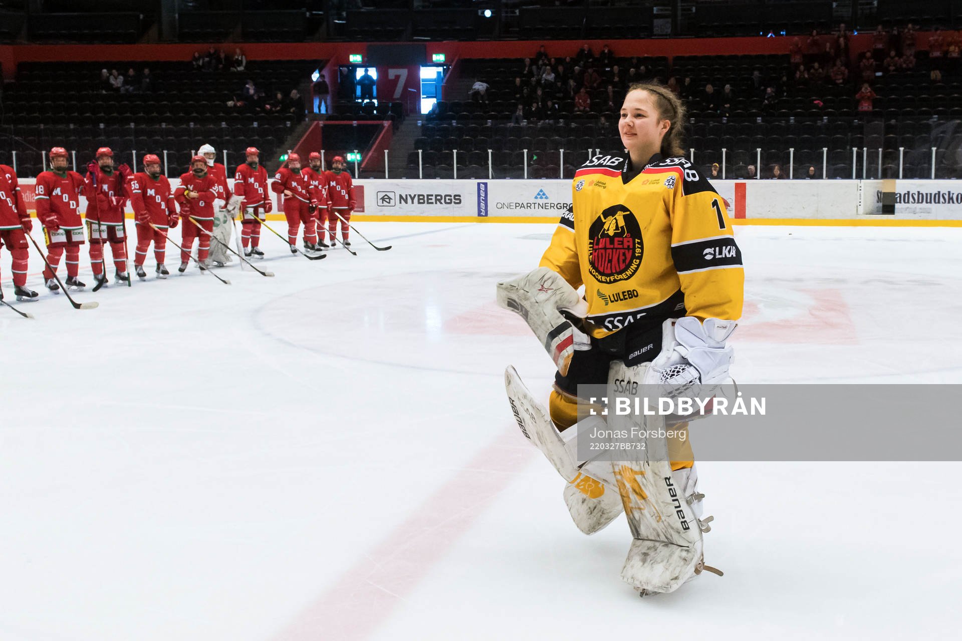 Luleås Målvakt Emmy Nordström-Åmark