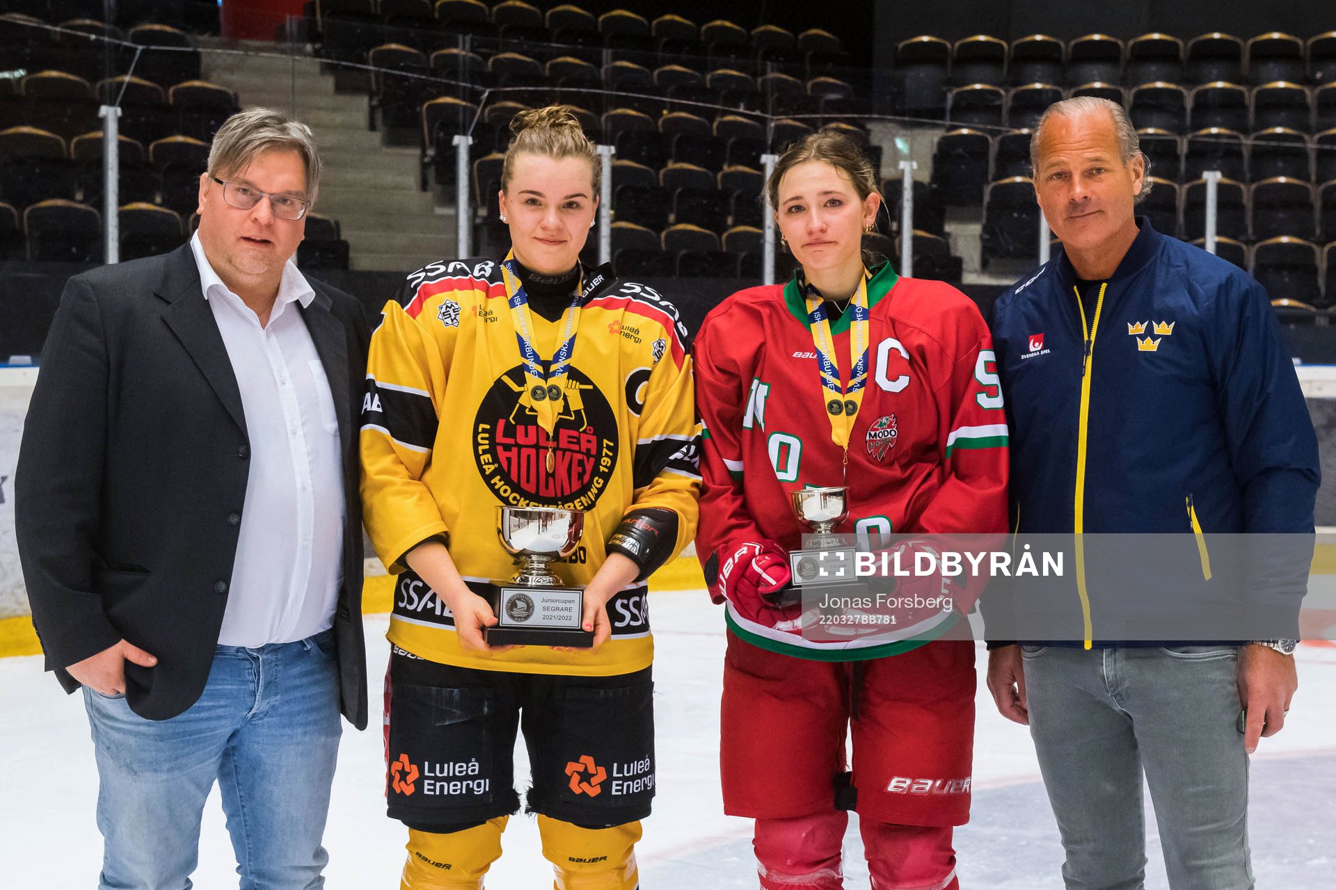 Luleås Tilde Sjödin och Modos Olivia Lindberg