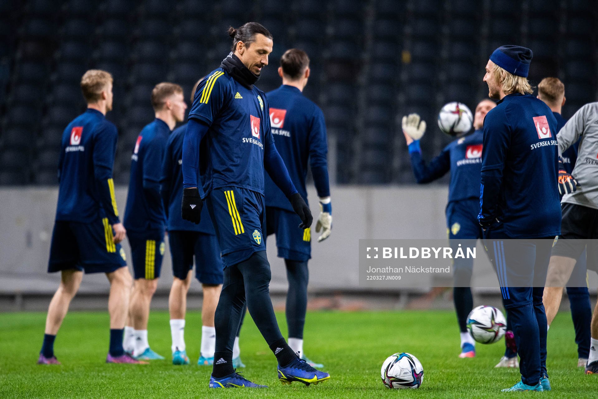 Zlatan Ibrahimovic and Emil Forsberg