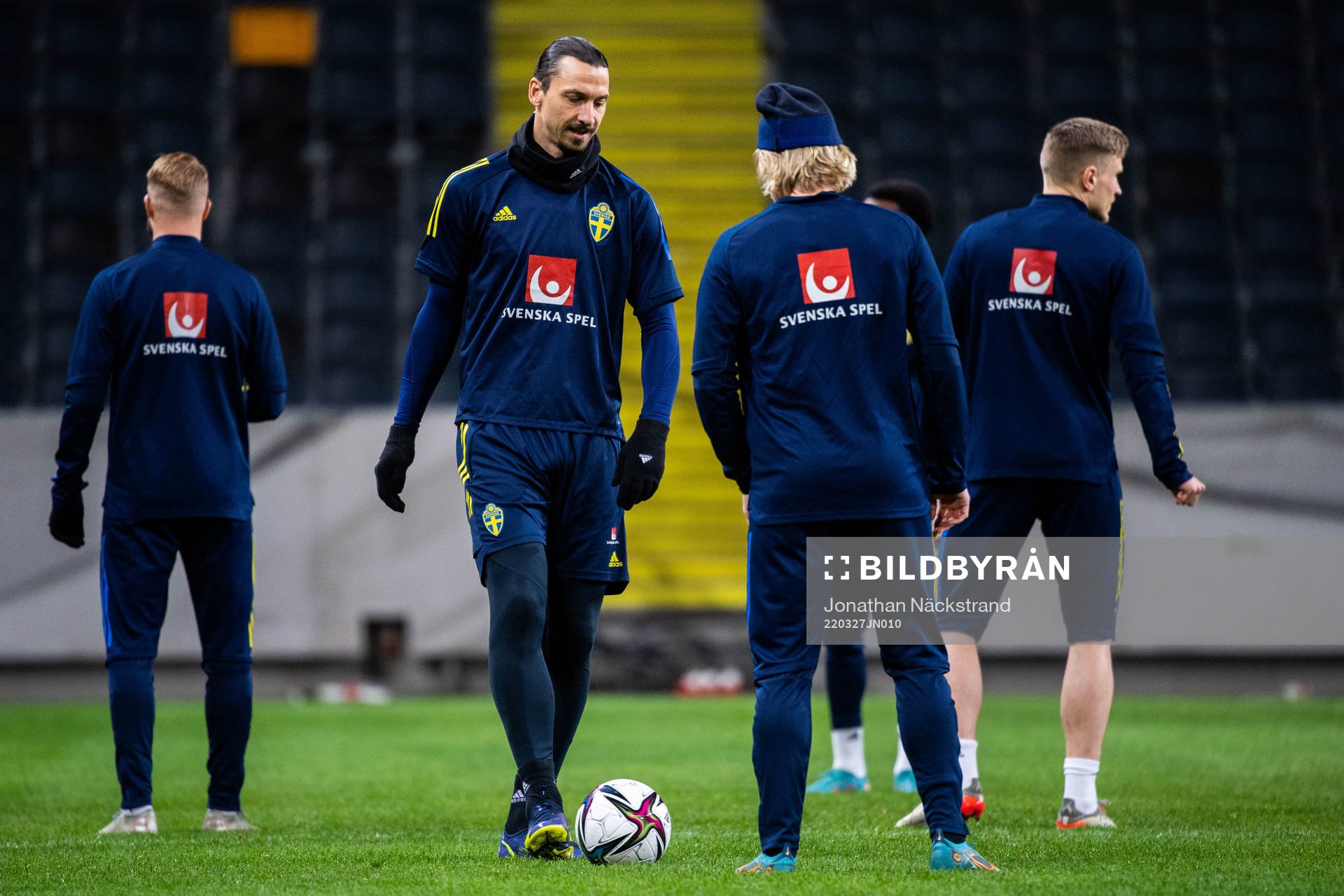 Zlatan Ibrahimovic and Emil Forsberg
