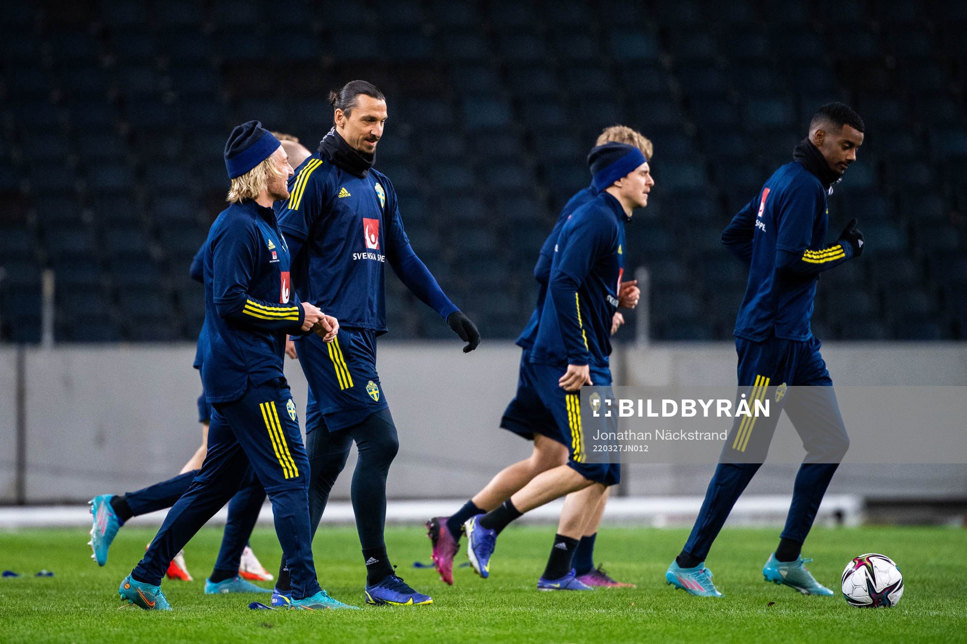 Zlatan Ibrahimovic and Emil Forsberg