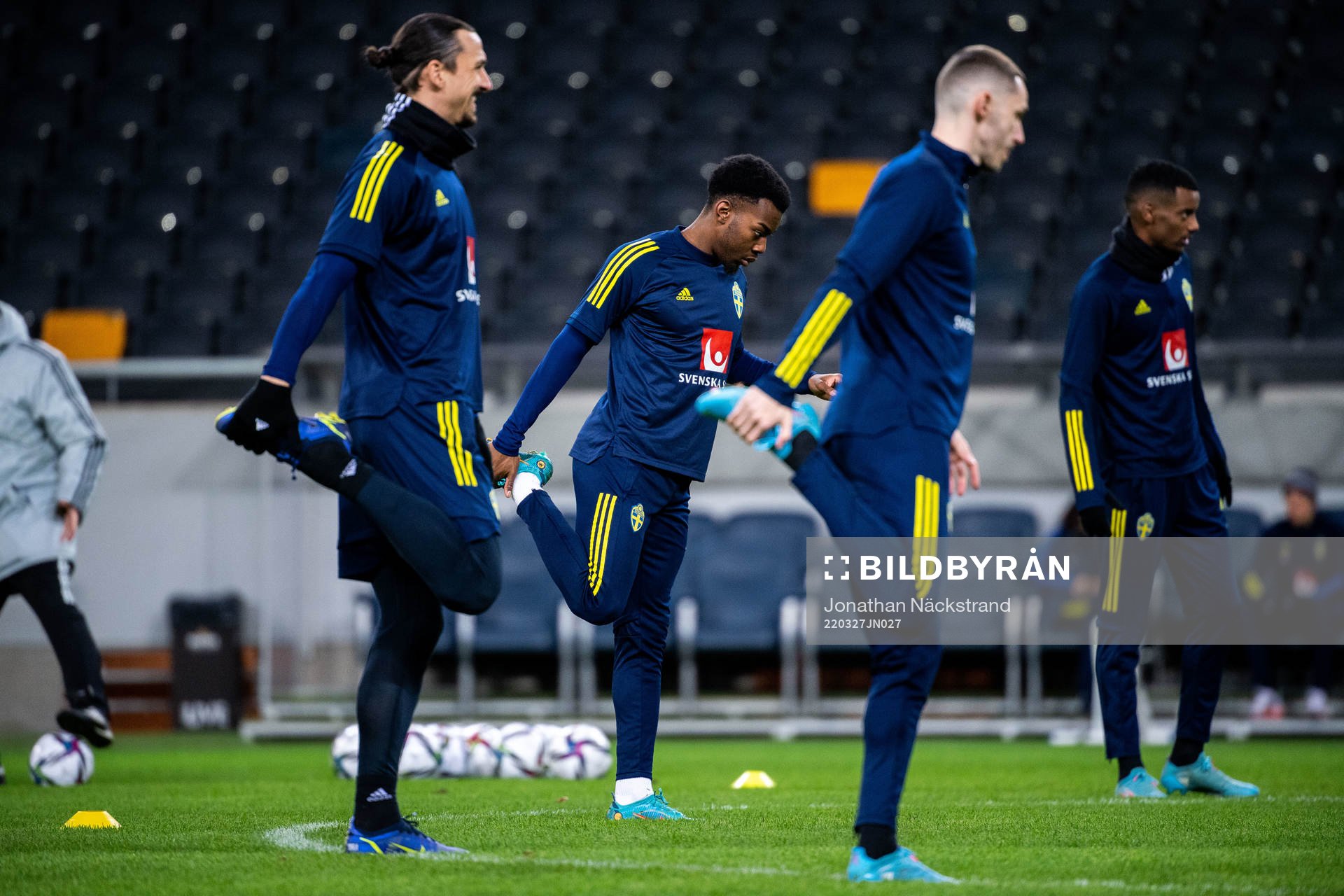 Zlatan Ibrahimovic, Anthony Elanga and Alexander Isak