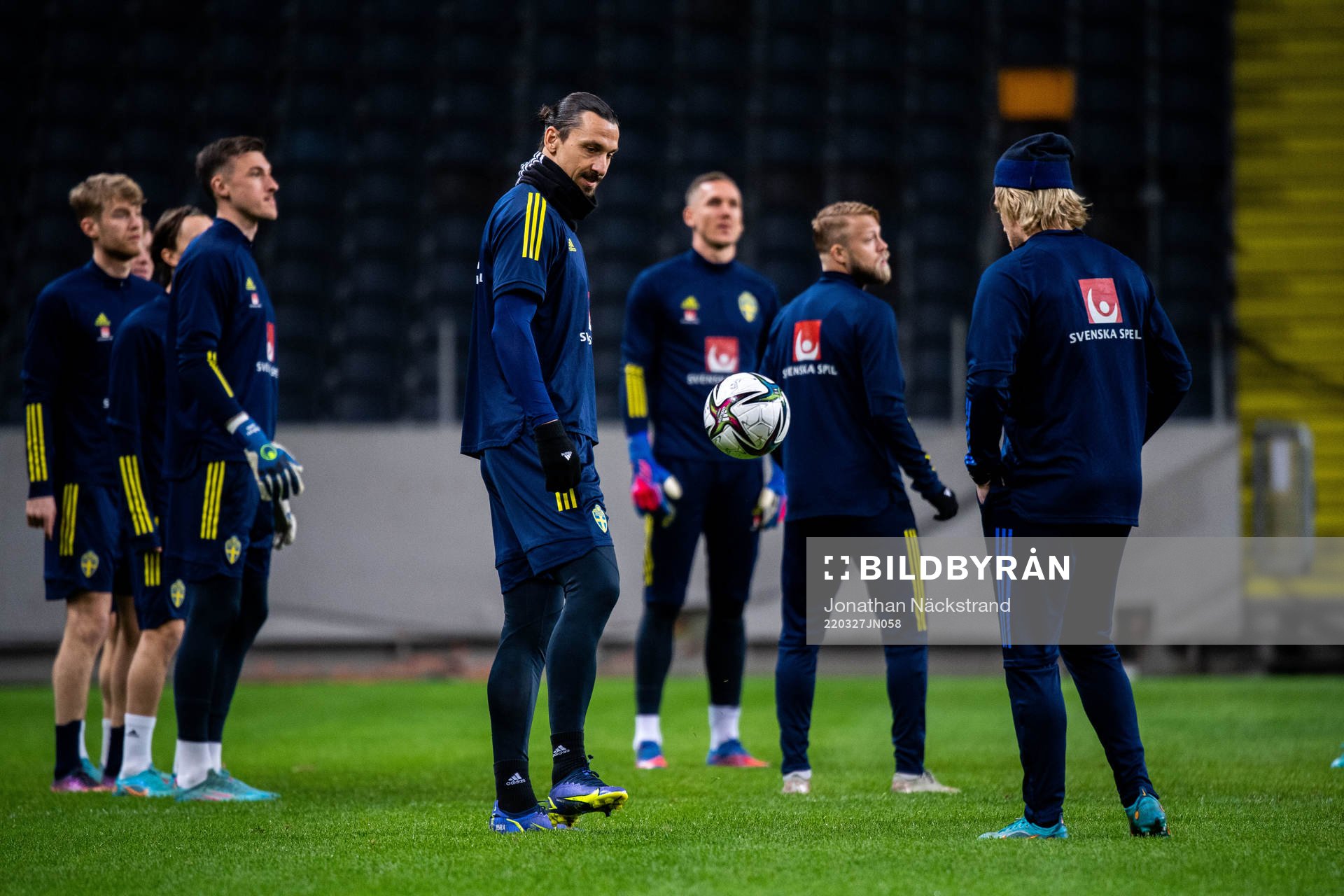 Zlatan Ibrahimovic and Emil Forsberg