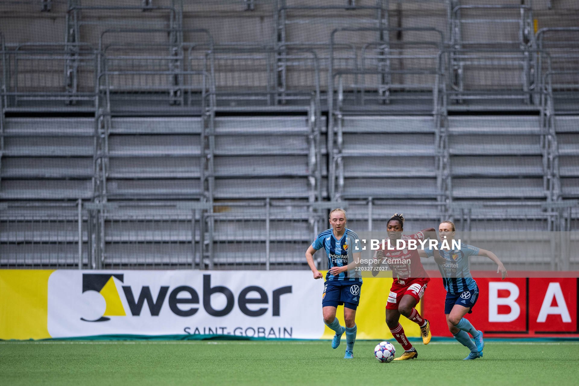 Djurgårdens StinaLisa Johansson och Tove Almqvist