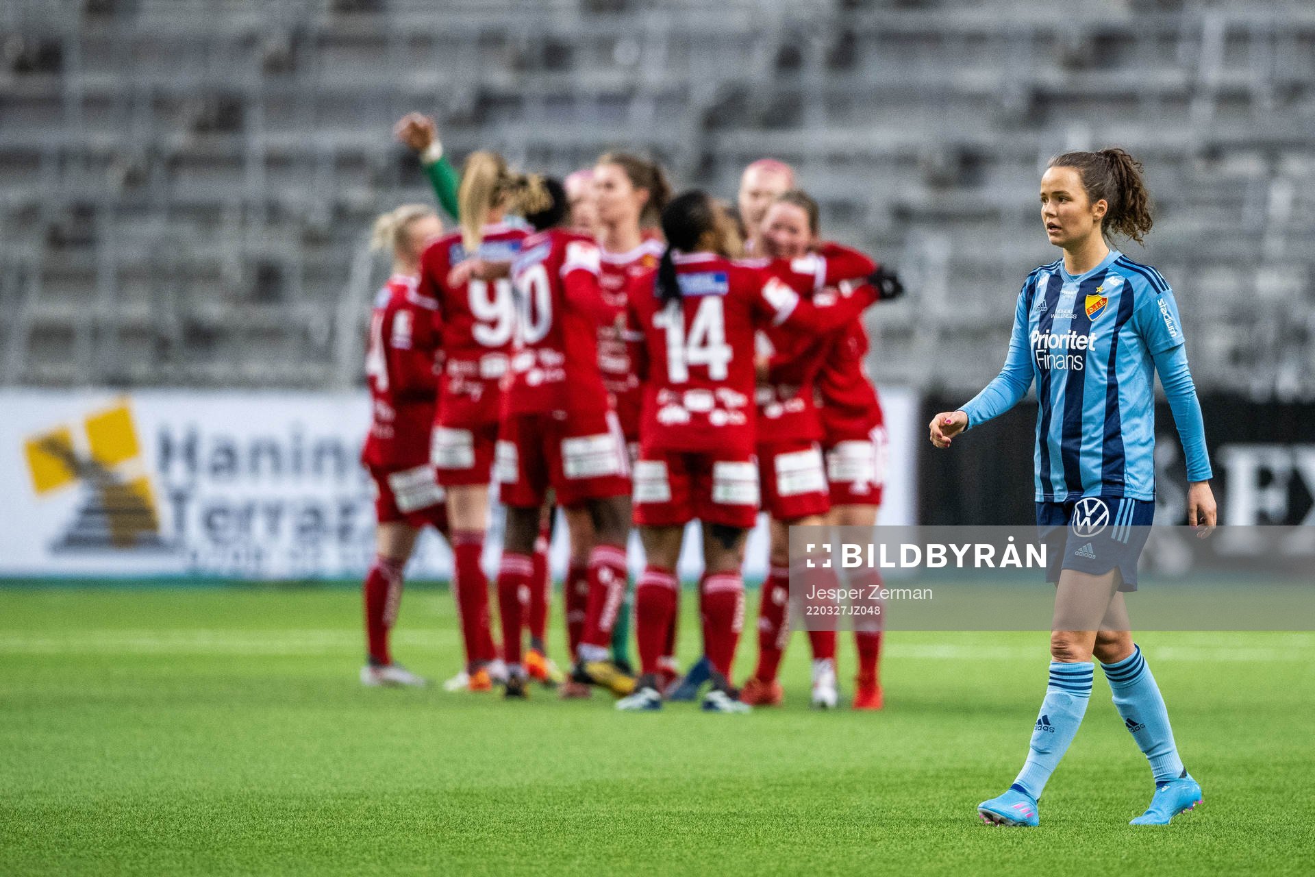 Djurgårdens Julia Walentowicz deppar