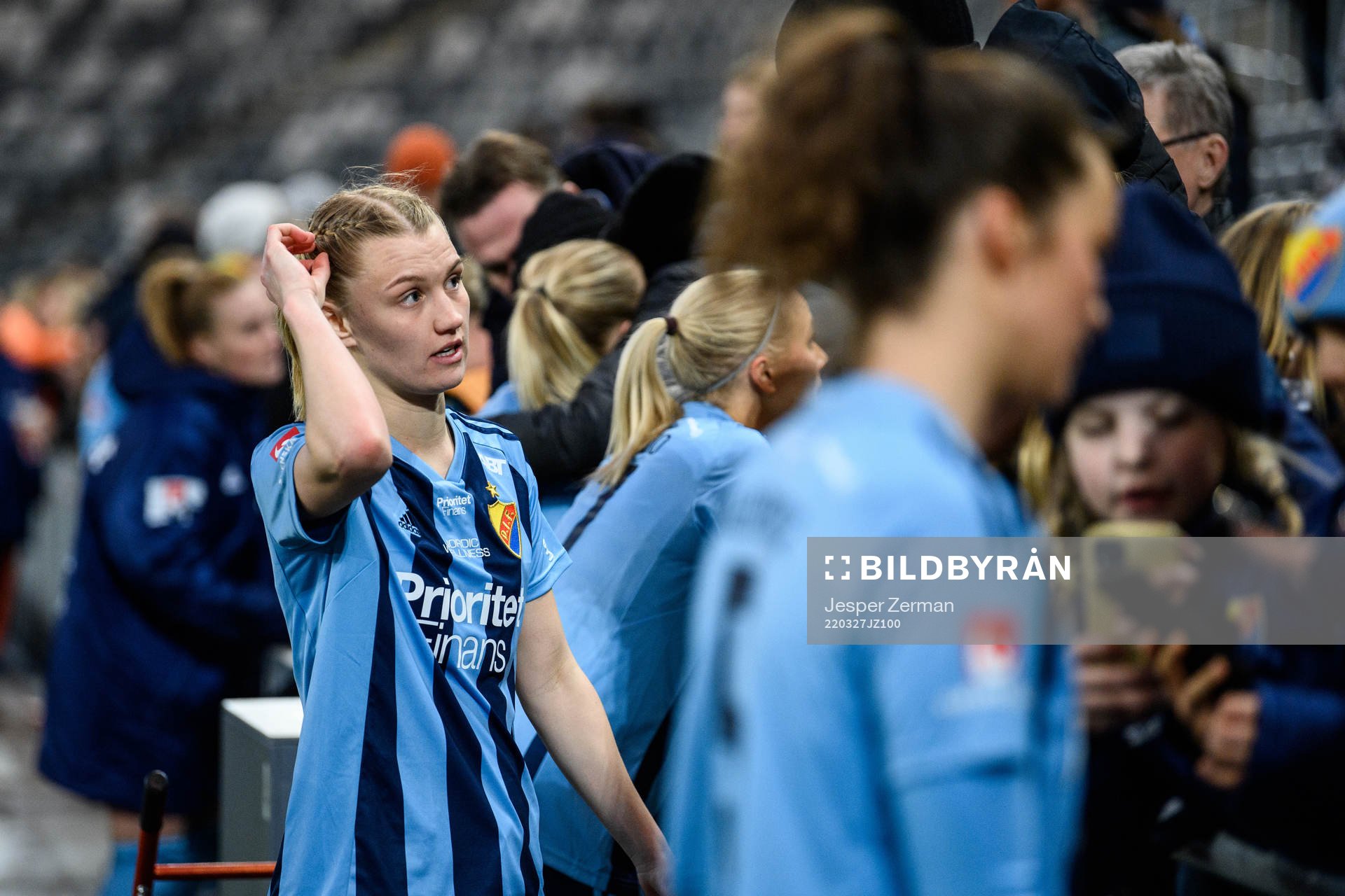Djurgårdens Sara Olai deppar