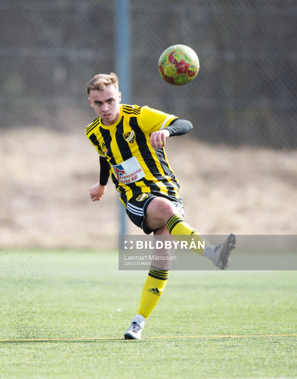IFK Hässleholms Ludvig Hegdal i träningsmatchen mellan