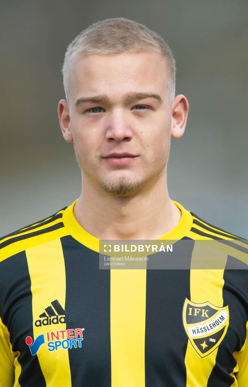 7 IFK Hässleholms Olle Kjellman Olblad i A-truppen,lagbild