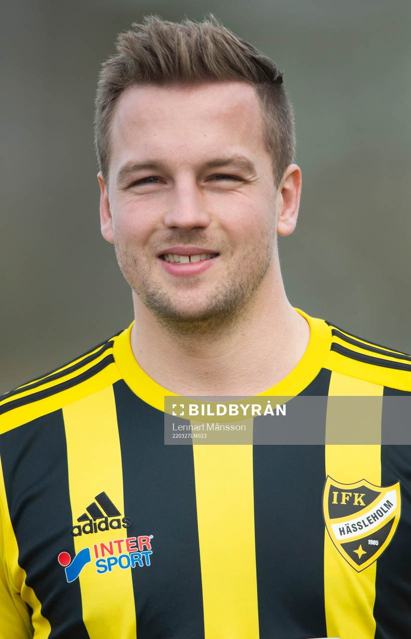 IFK Hässleholms Hampus Rydh i A-truppen, lagbild och