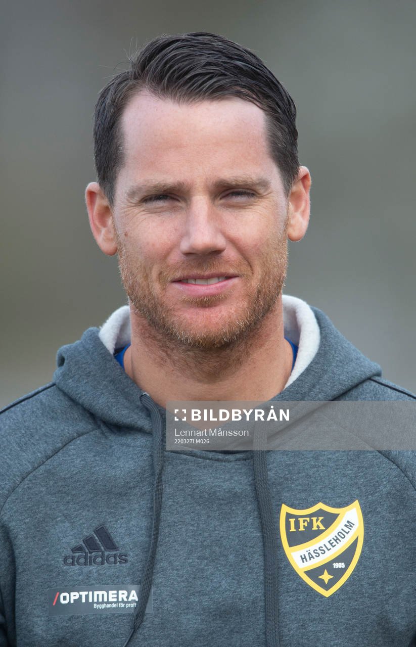 IFK Hässleholms tränare Johan Persson i A-truppen,