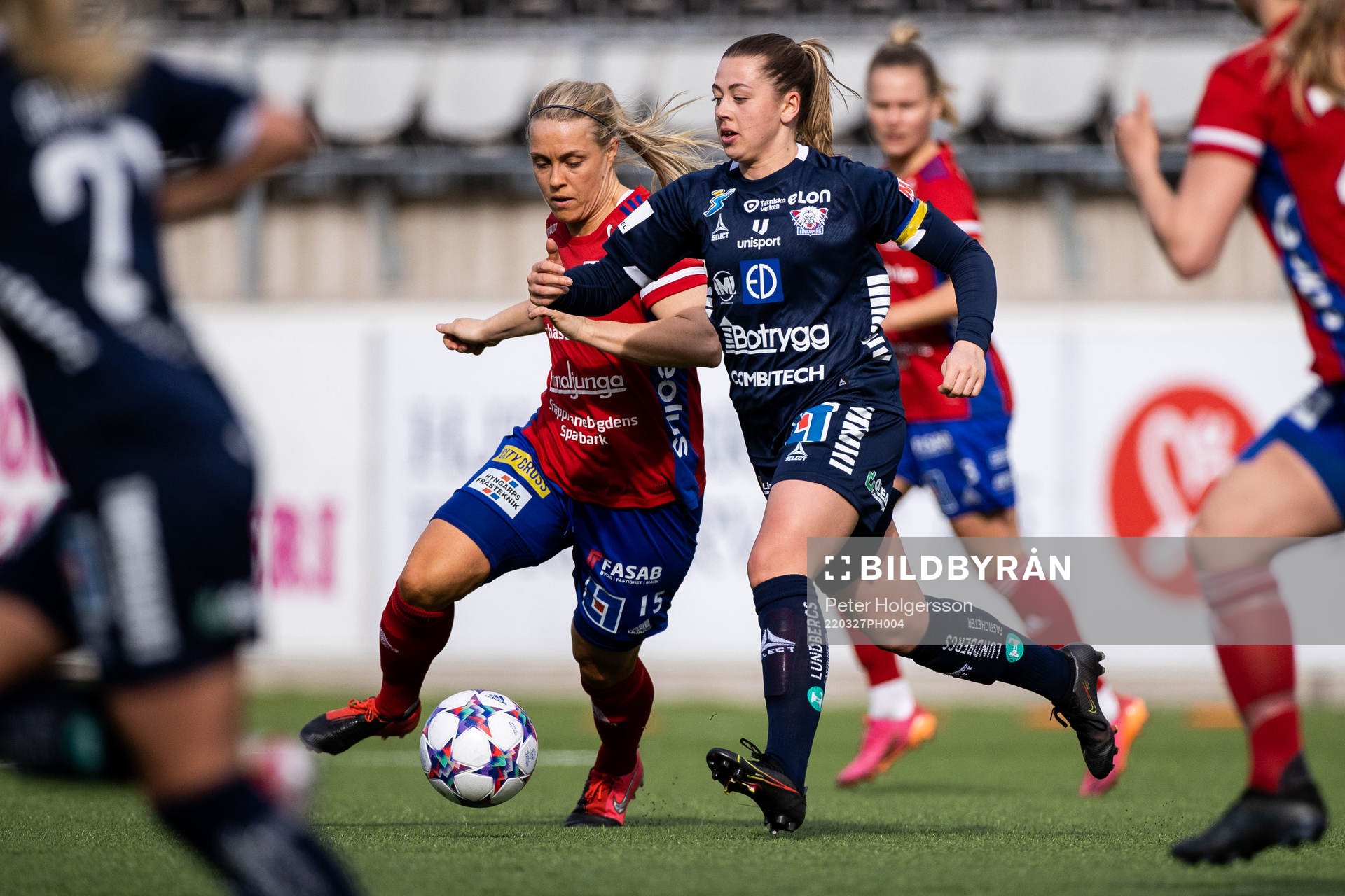 Vittsjös Nellie Persson och Linköpings Cornelia Kapocs