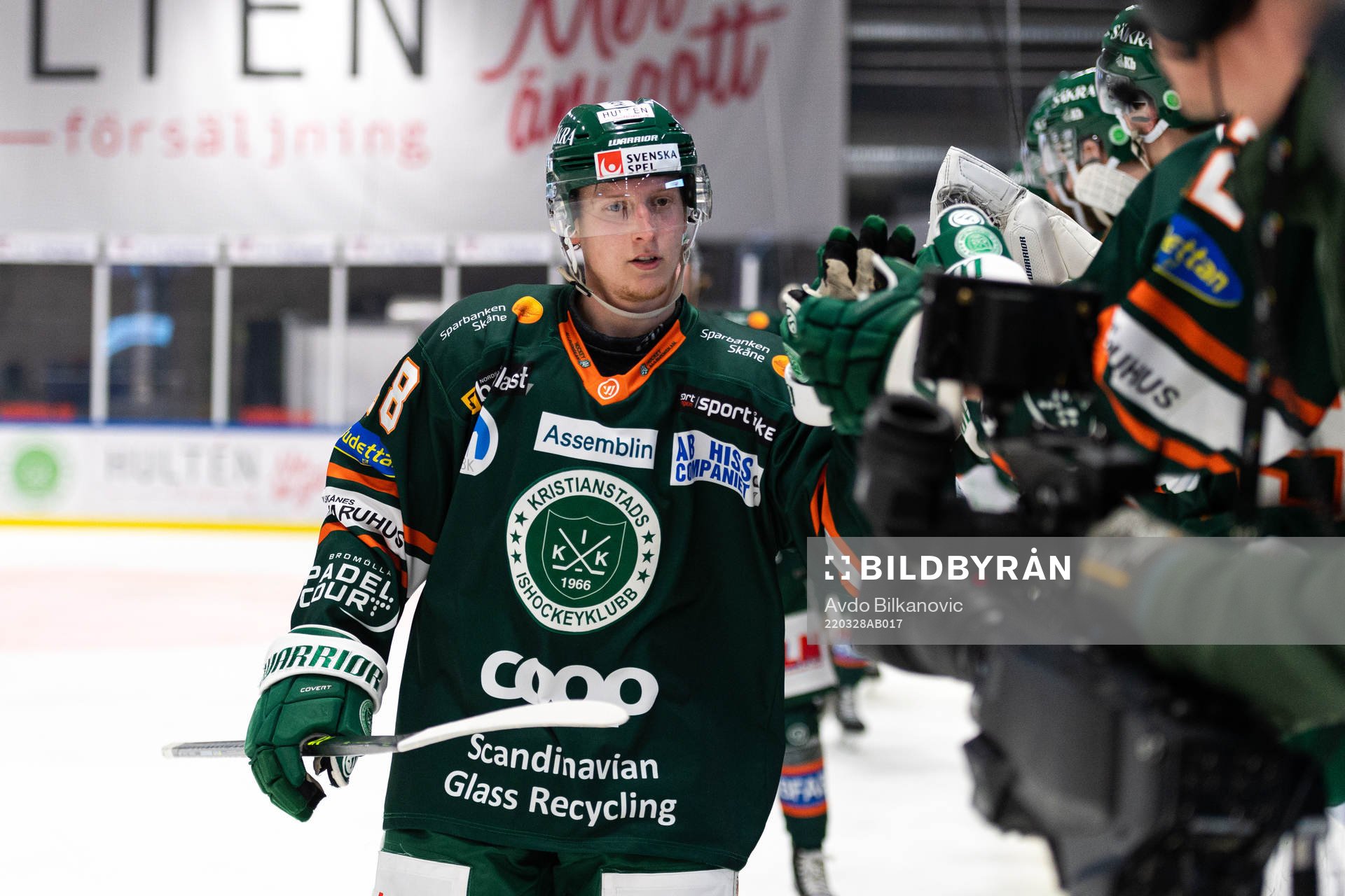 Kristianstads Linus Pettersson jublar
