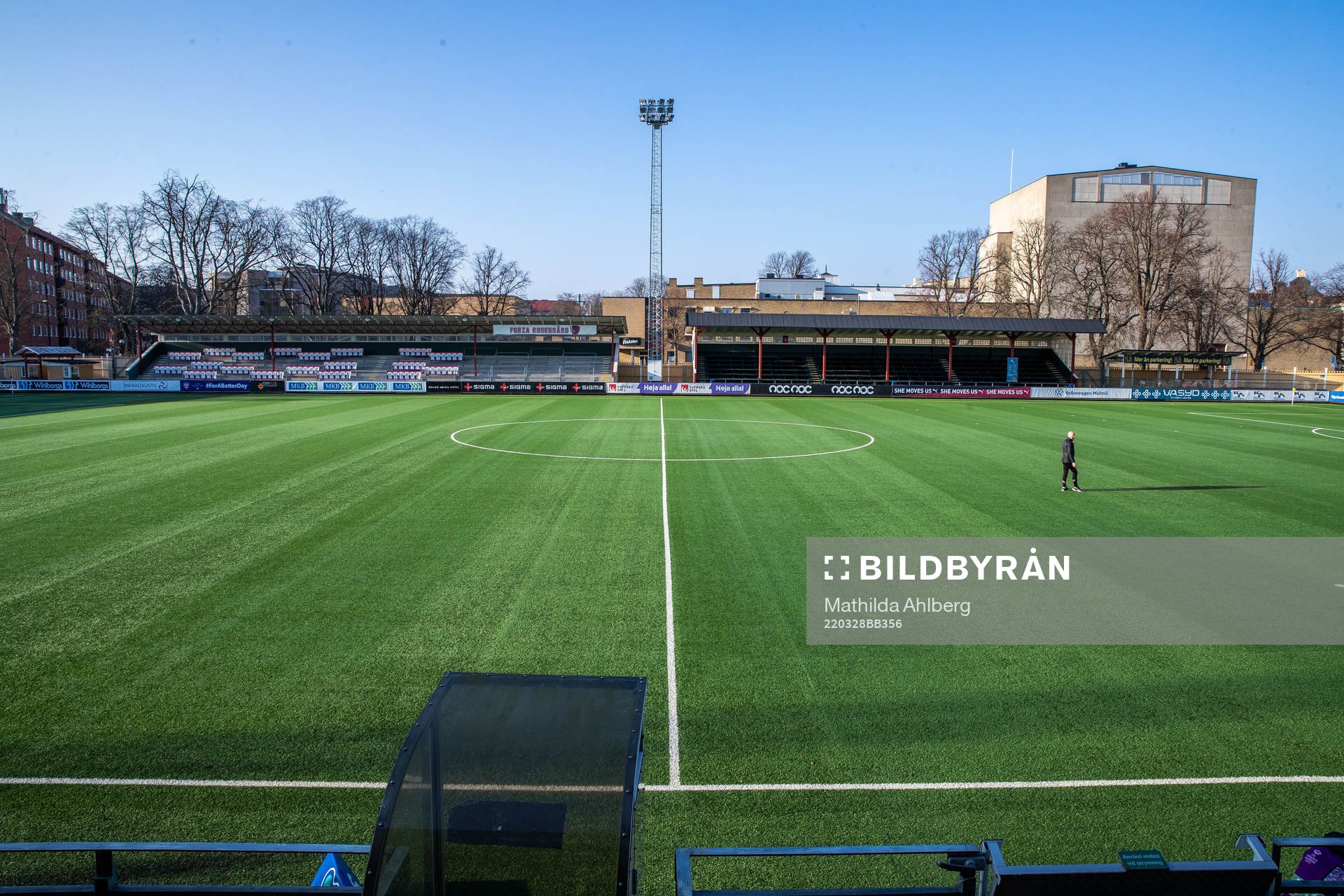 Interör av Malmö idrottsplats