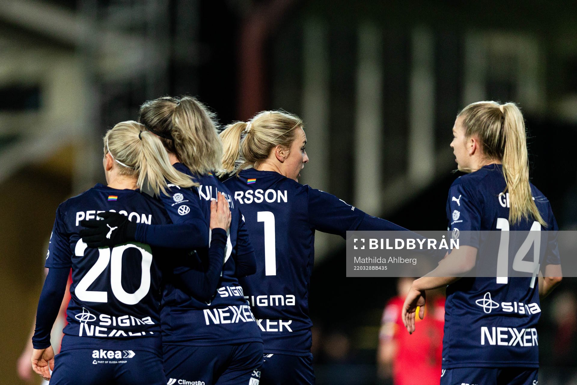 Rosengårds Mimmi Larsson jublar