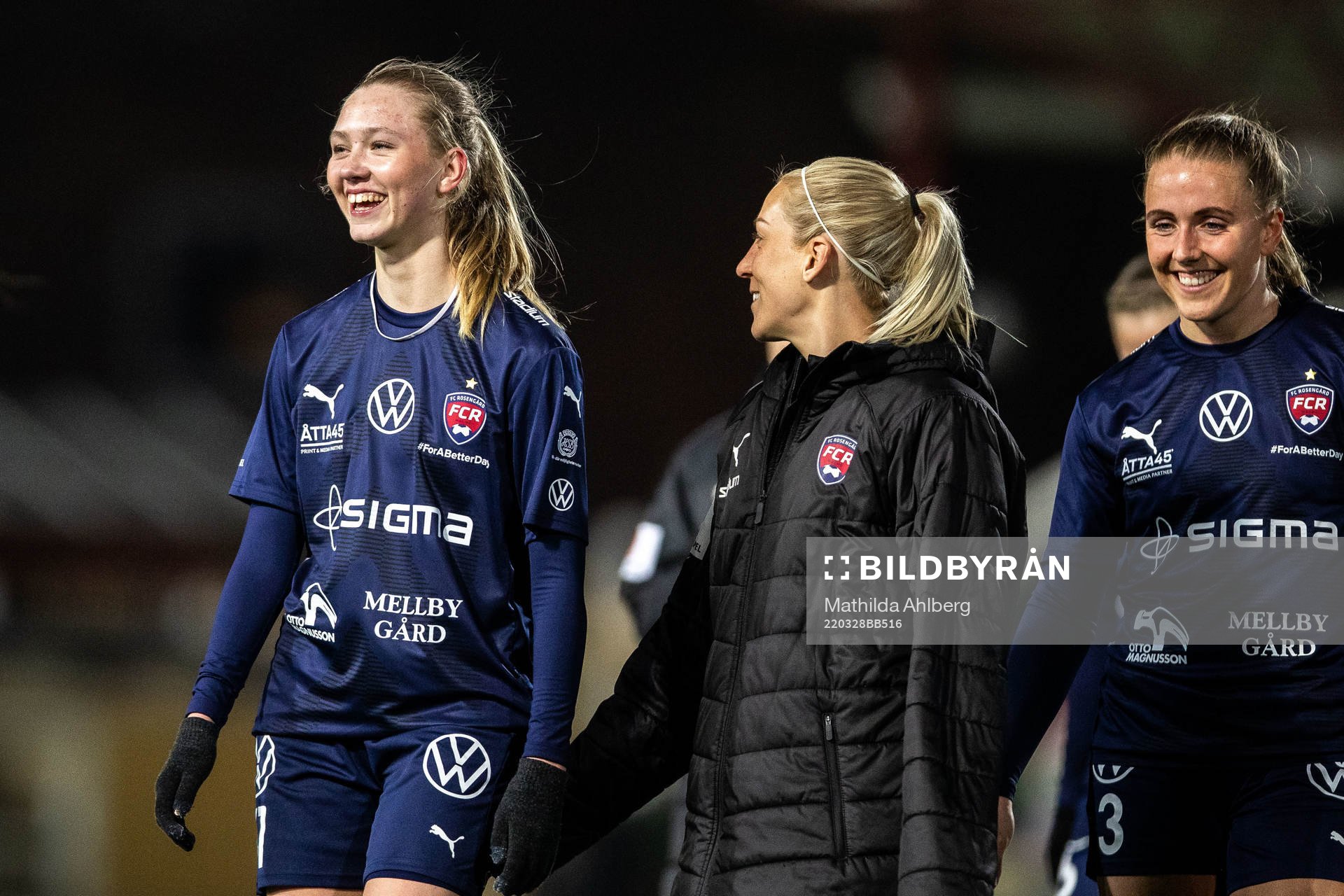 Rosengårds Cajsa Rubensson, Mia Persson och Gudrun