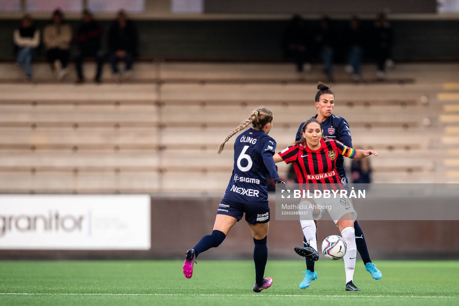 Brommapojkarnas Mathilda Johansson Prakt  och Rosengårds