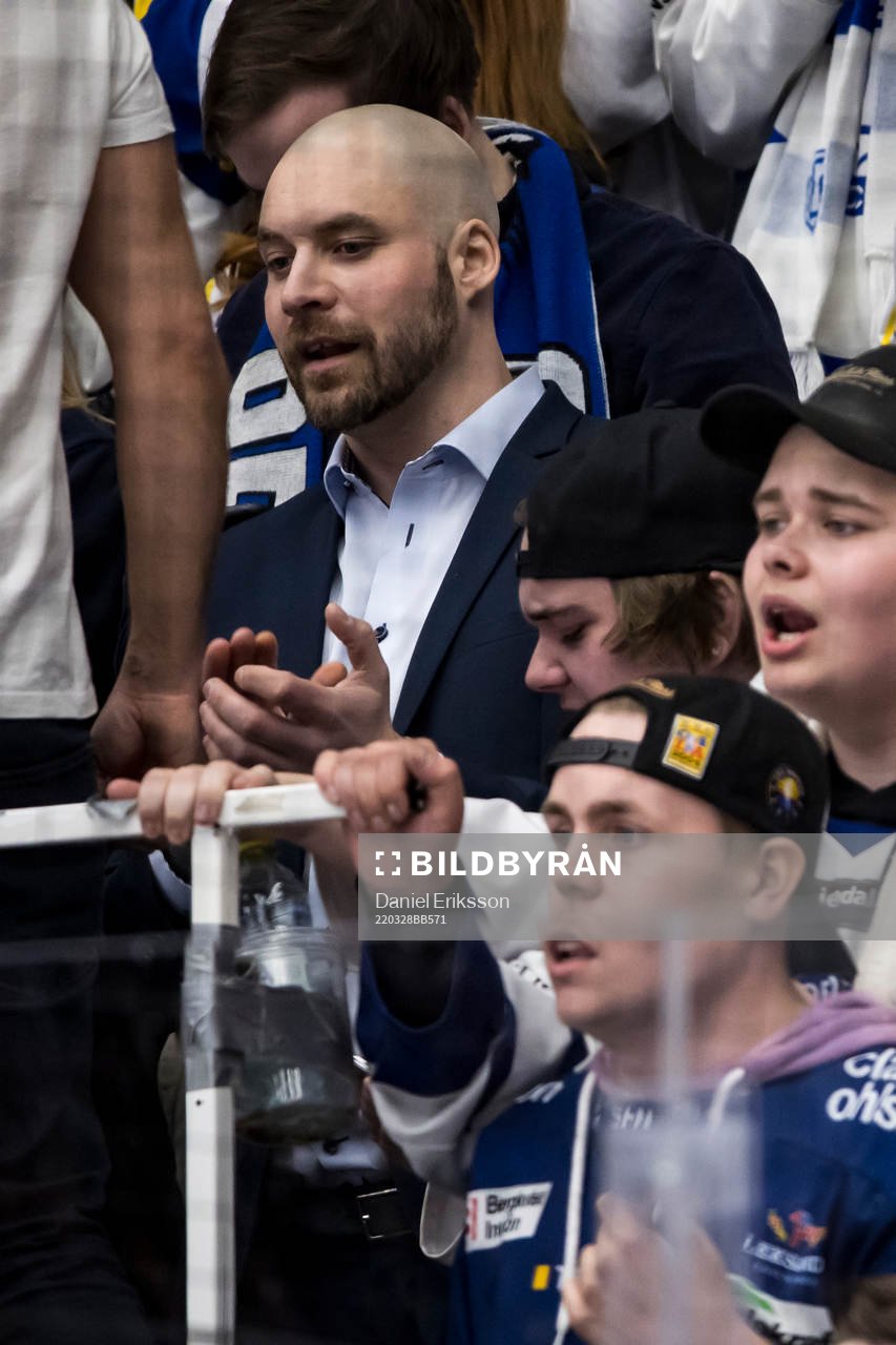 Leksands Johan Fransson i klacken