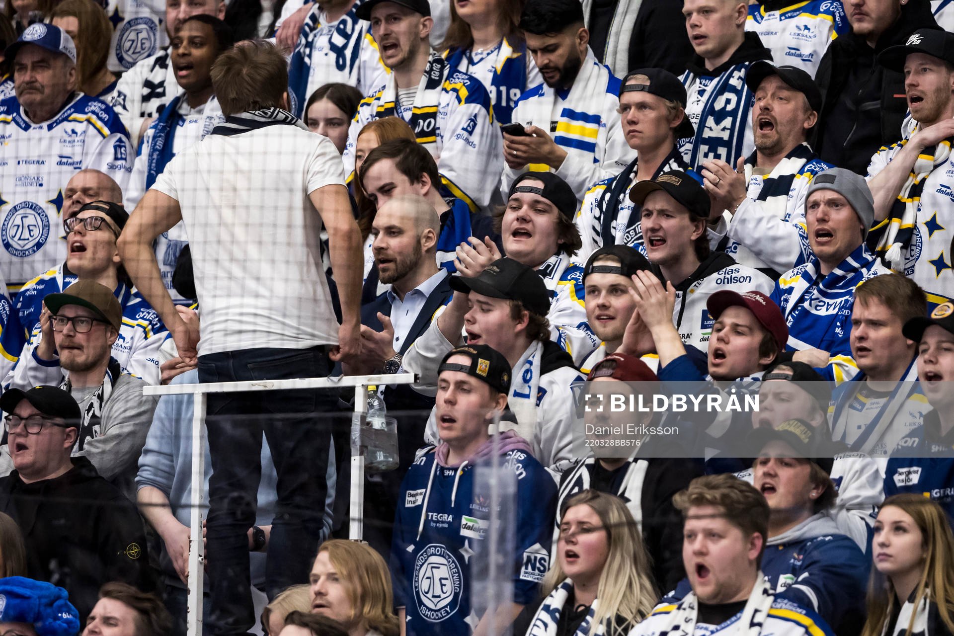 Leksands Johan Fransson i klacken