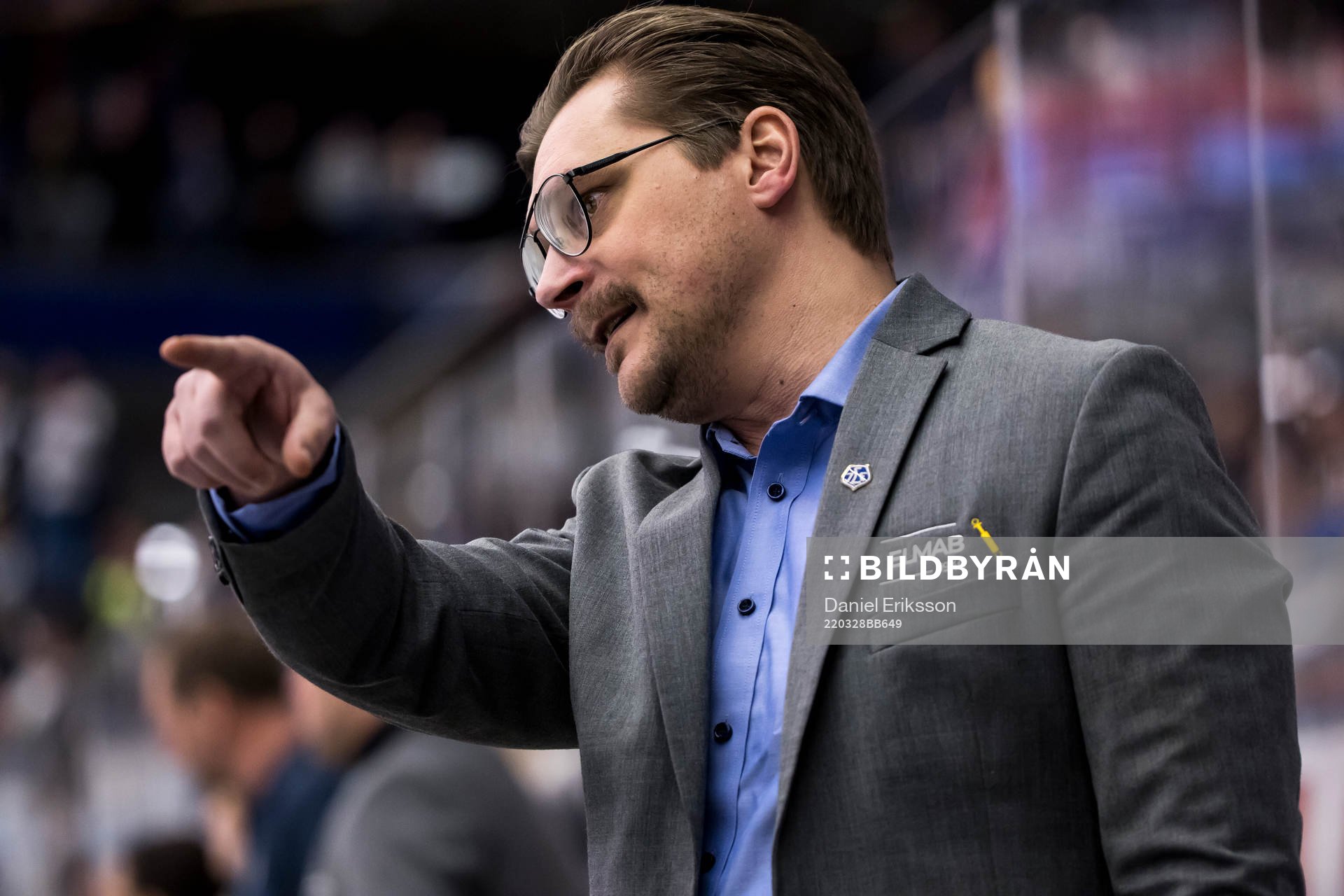 Leksands tränare Björn Hellkvist