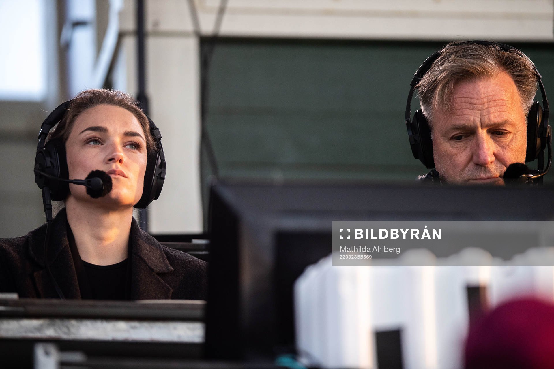 Viaplays kommentator Saga Fredriksson & Henrik Strömblad