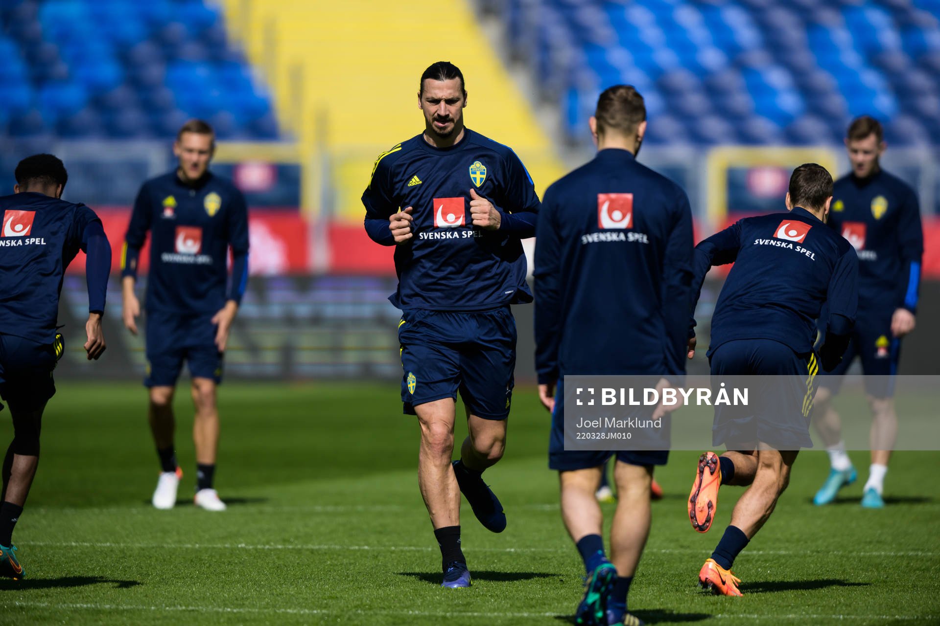 Zlatan Ibrahimovic of the Swedish national football team