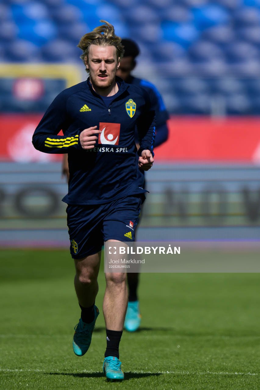 Emil Forsberg of the Swedish national football team