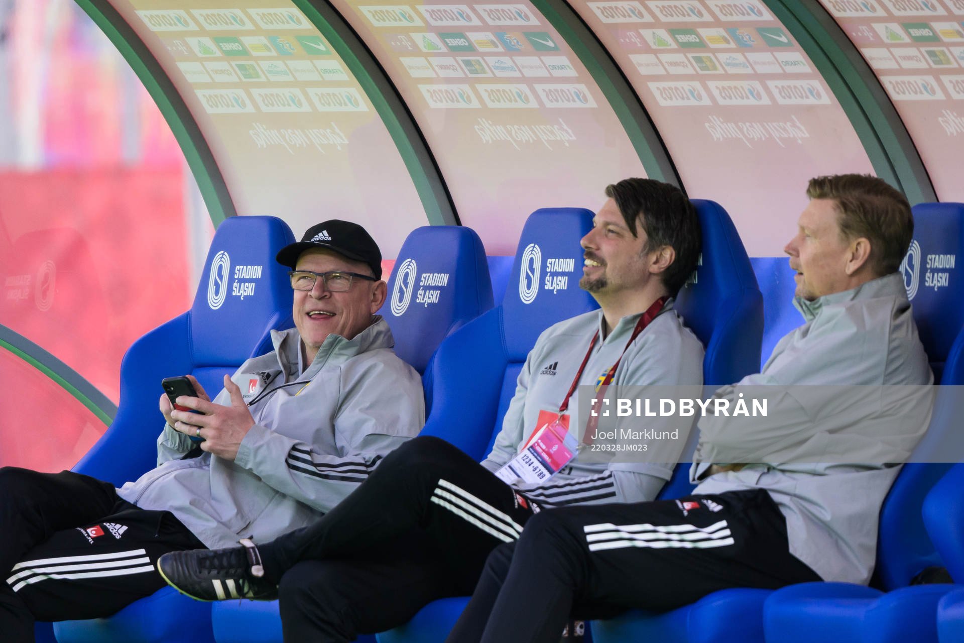 Head coach Janne Andersson, sports psychologist Daniel