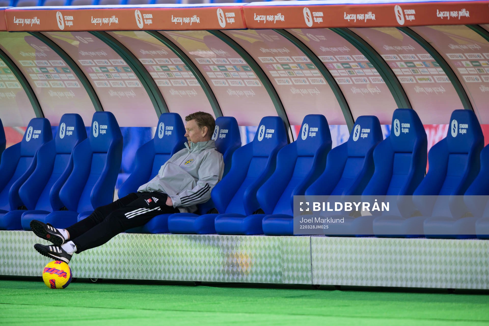 Assistant coach Peter Wettergren of the Swedish national
