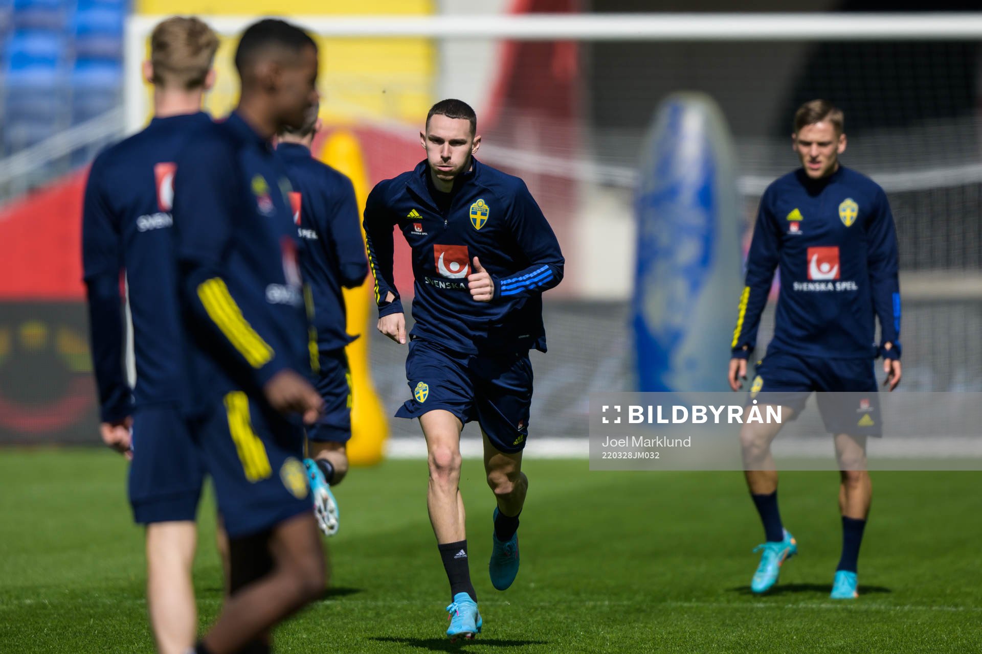Branimir Hrgota of the Swedish national football team