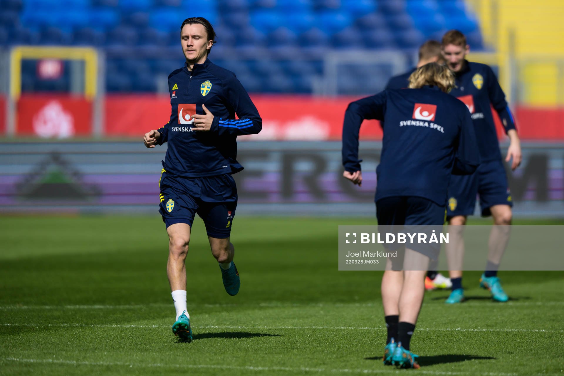 Kristoffer Olsson of the Swedish national football team