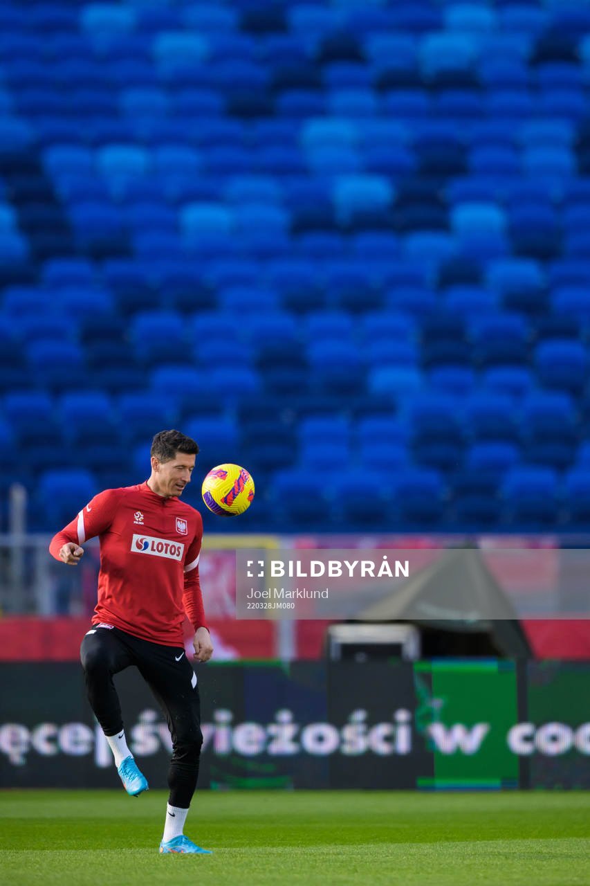 Robert Lewandowski of the Polish national football team