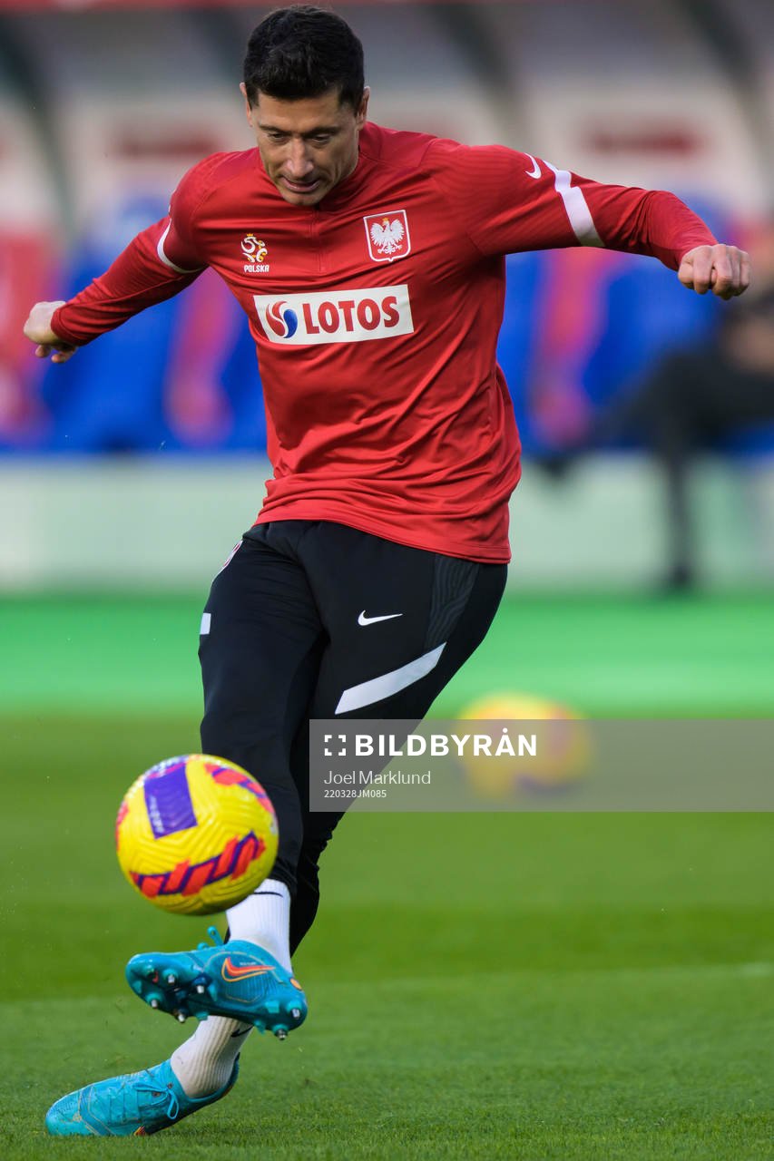 Robert Lewandowski of the Polish national football team