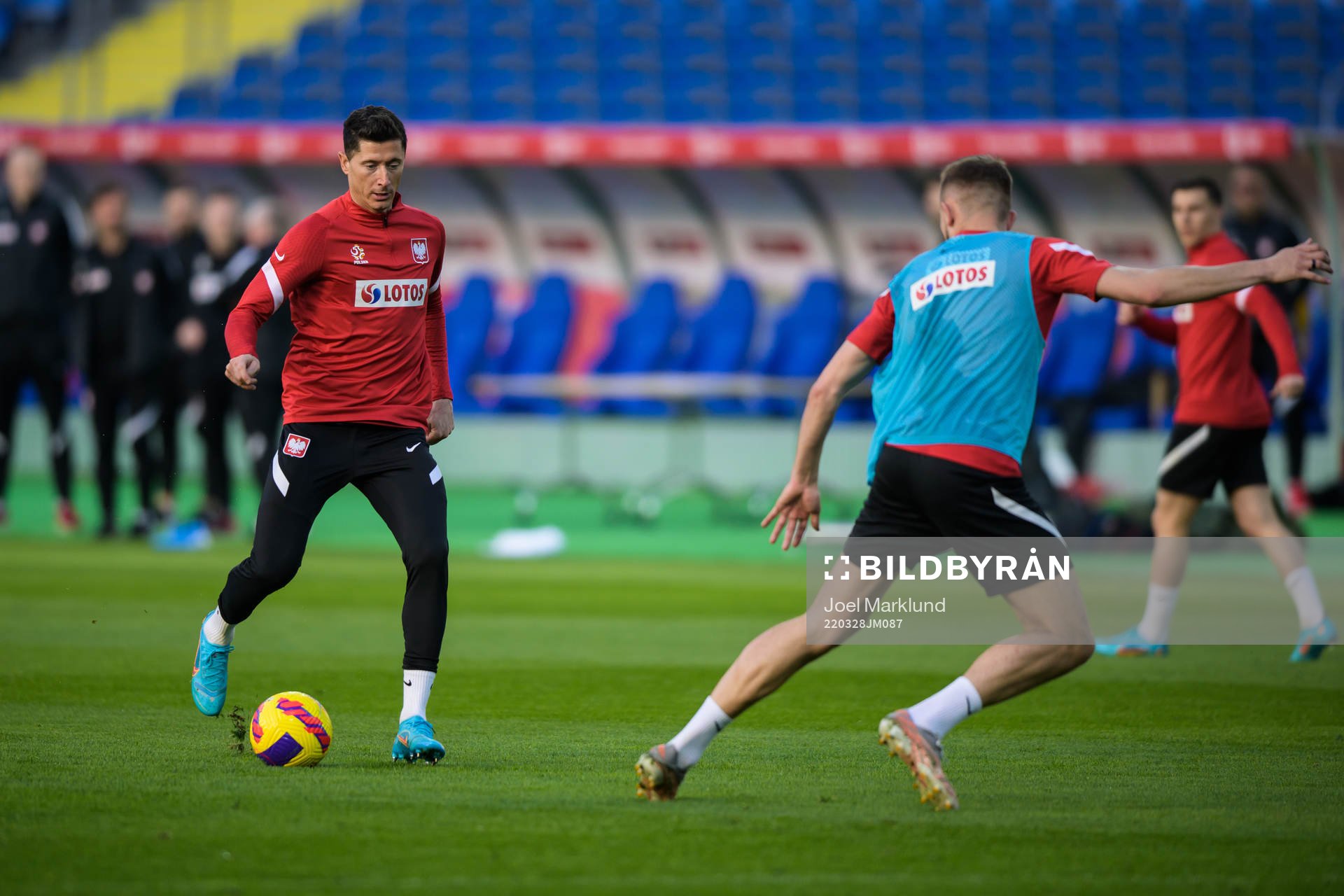 Robert Lewandowski of the Polish national football team