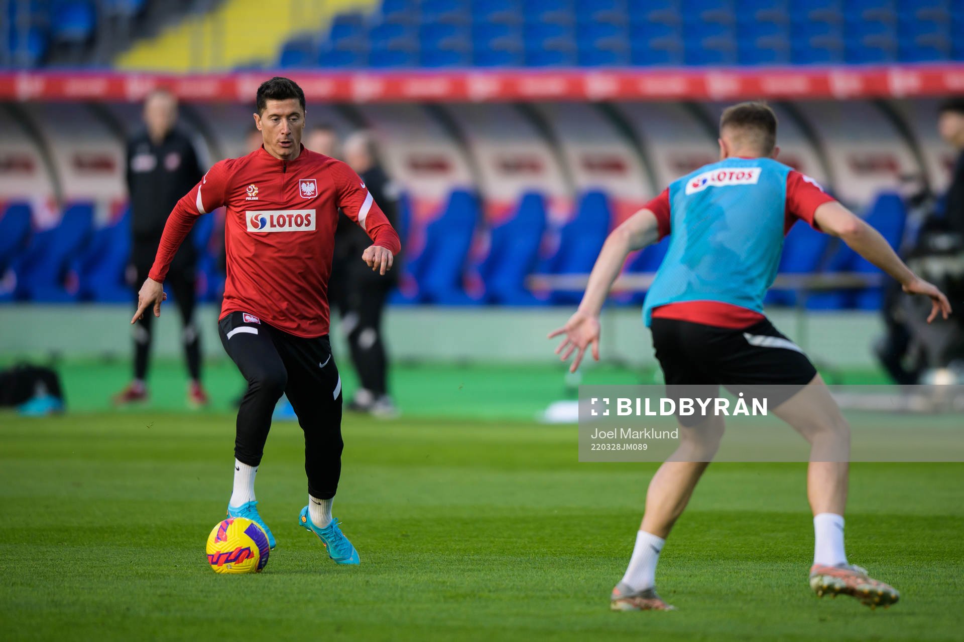 Robert Lewandowski of the Polish national football team