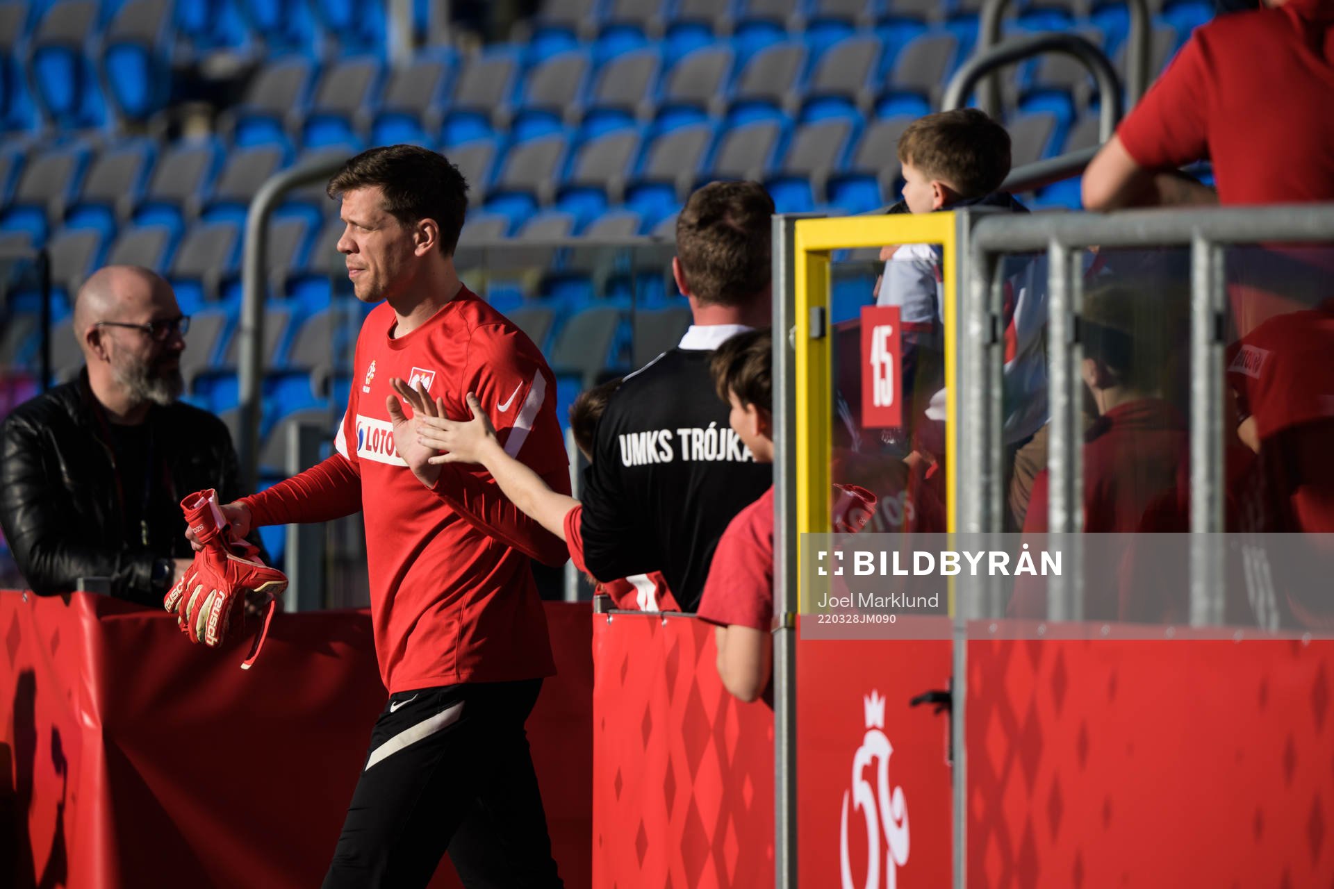 Goalkeeper Wojciech Szczesny of the Polish national