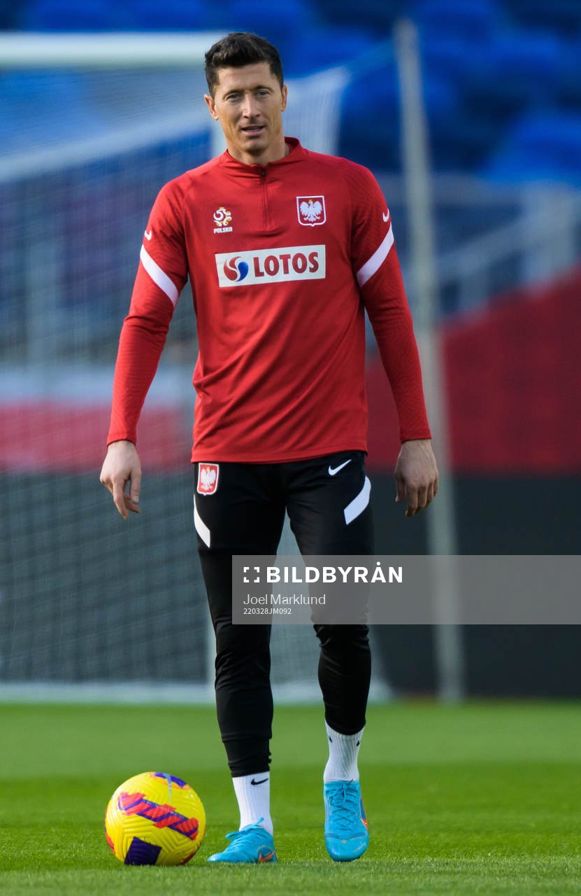 Robert Lewandowski of the Polish national football team
