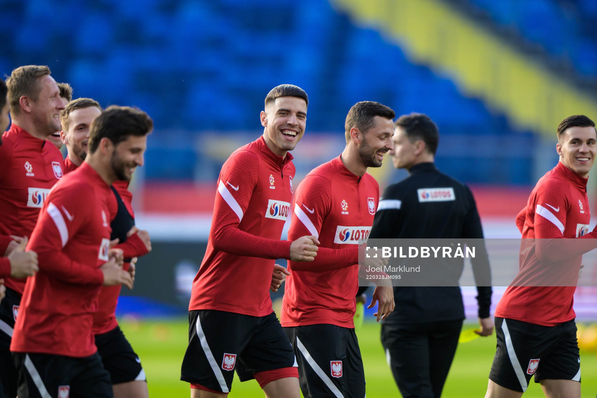 Jan Bednarek of the Polish national football team