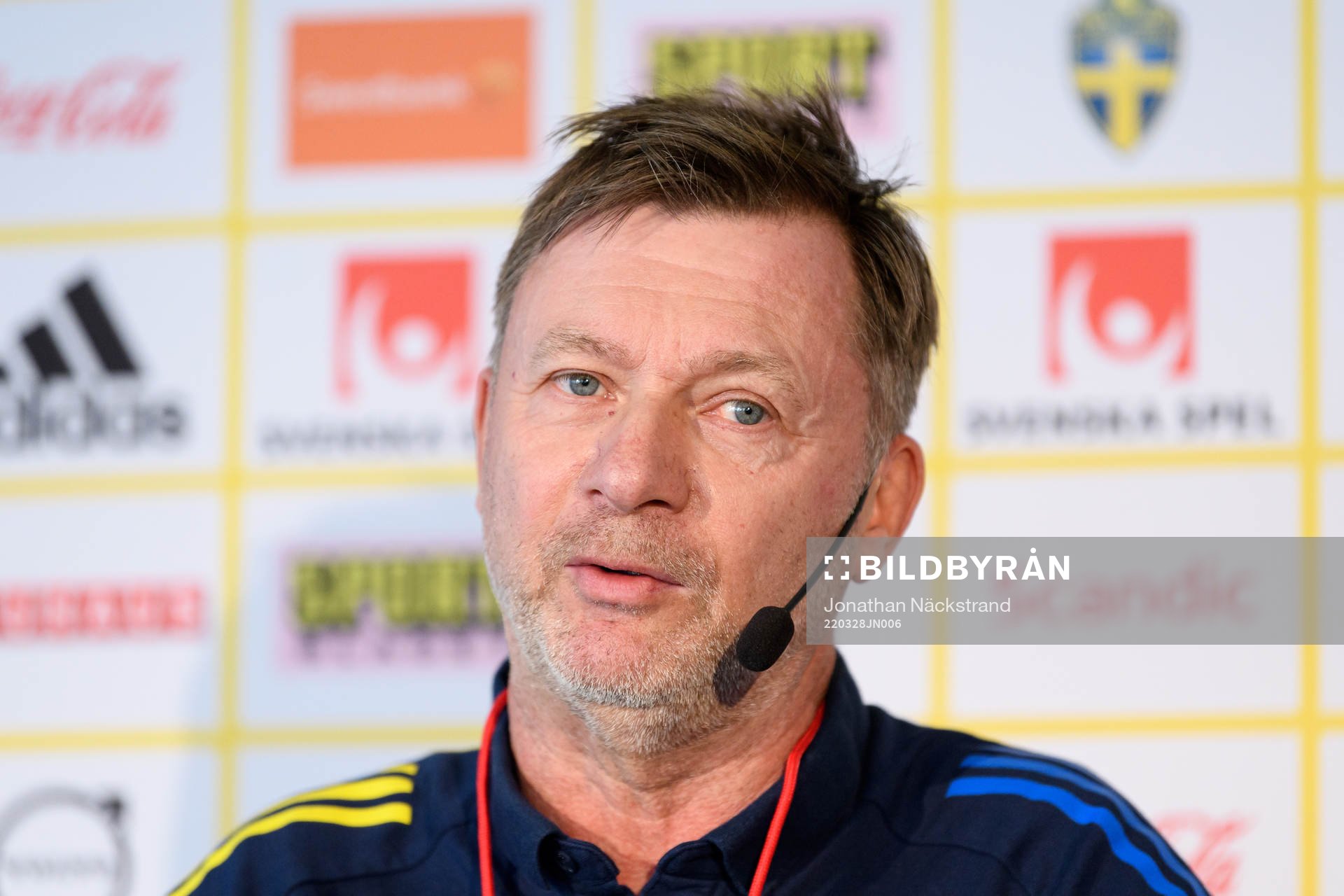 Head coach Peter Gerhardsson of the Swedish women’s