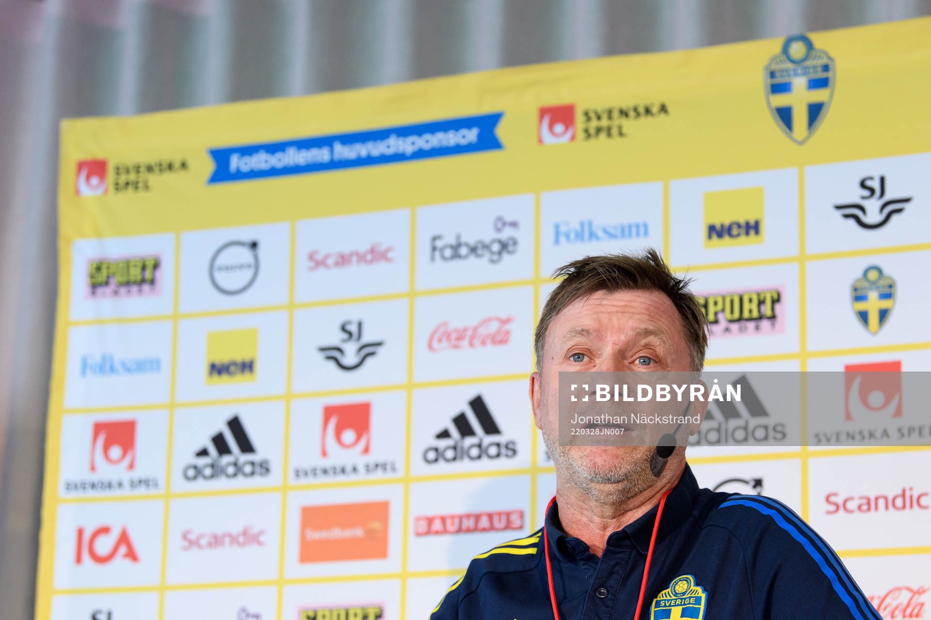 Head coach Peter Gerhardsson of the Swedish women’s